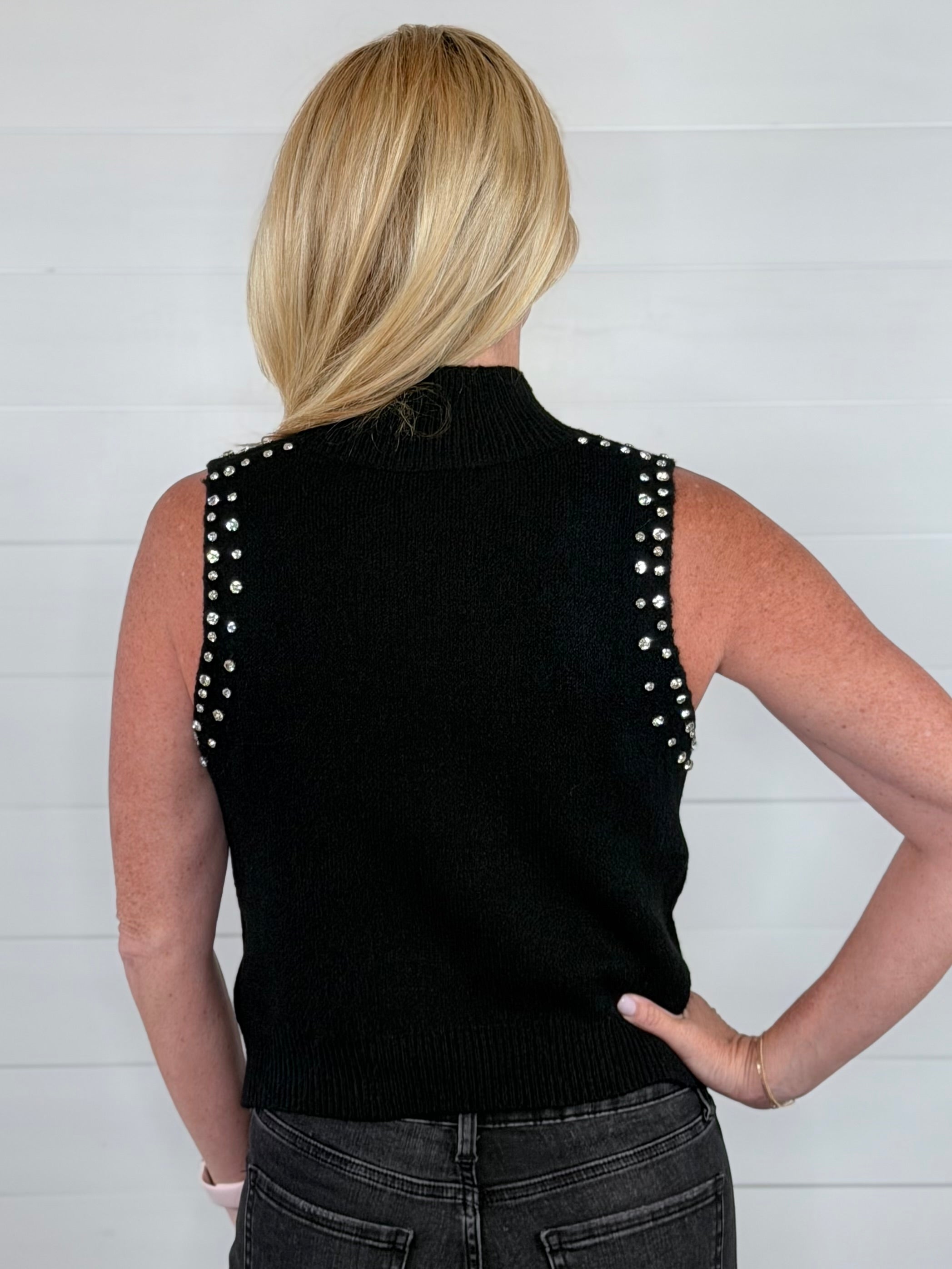 GLAM GIRL SWEATER-BLACK