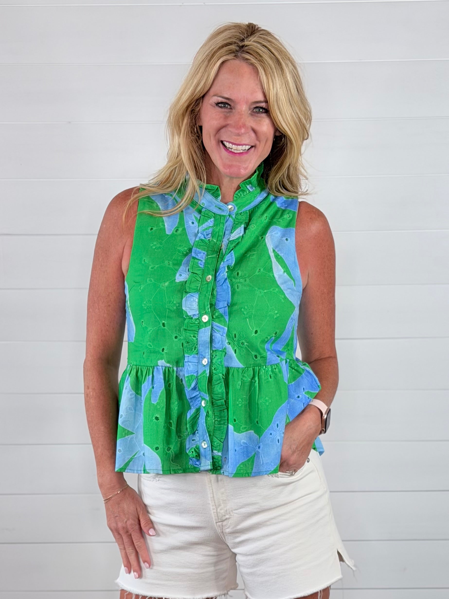 ERIN EYELET TOP