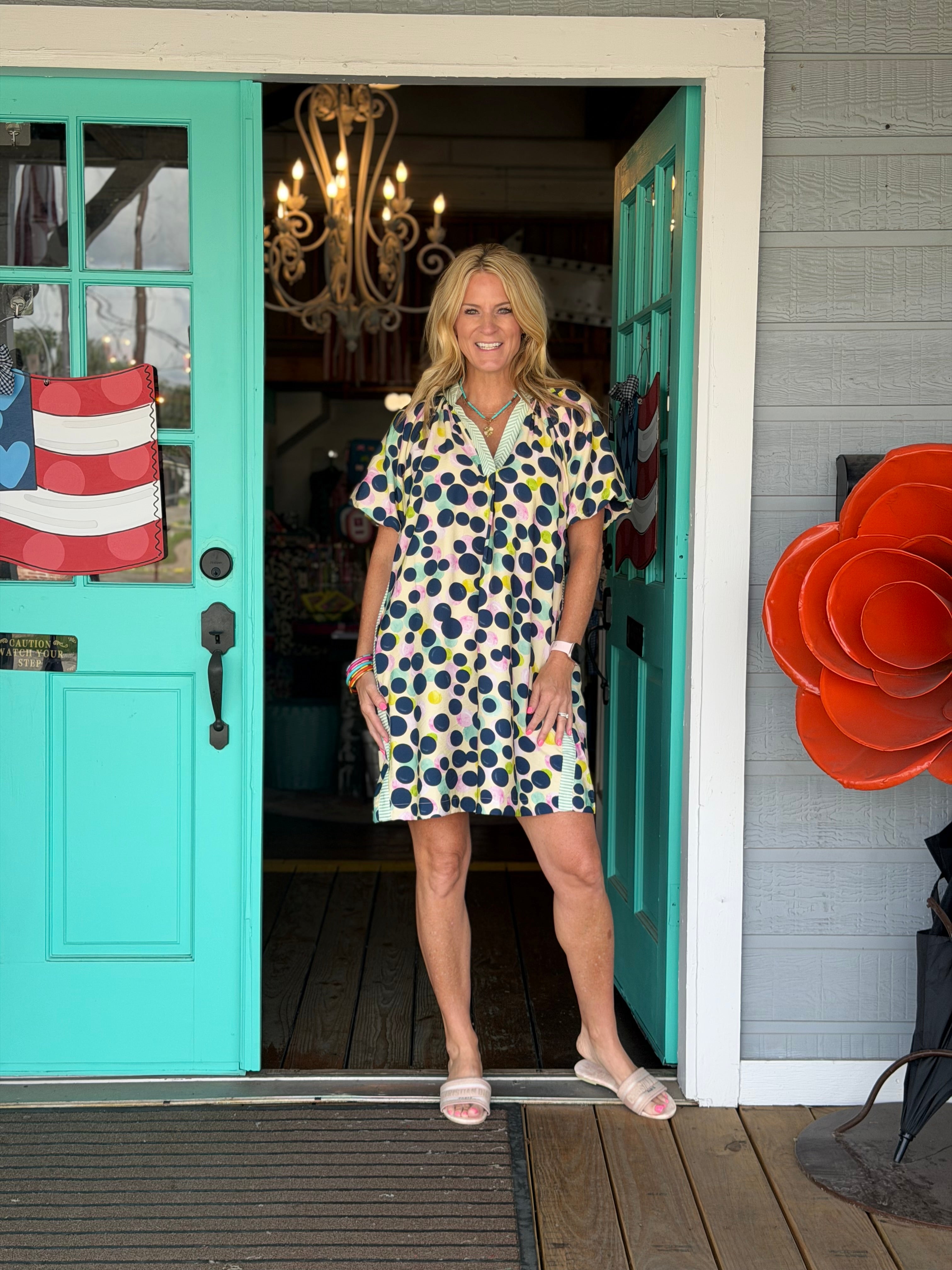 POP OF DOTS DRESS