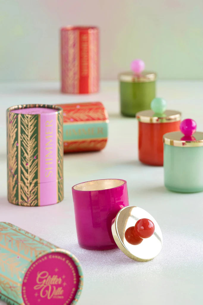 GLITTERVILLE DEMI HOLIDAY SCENTED CANDLE