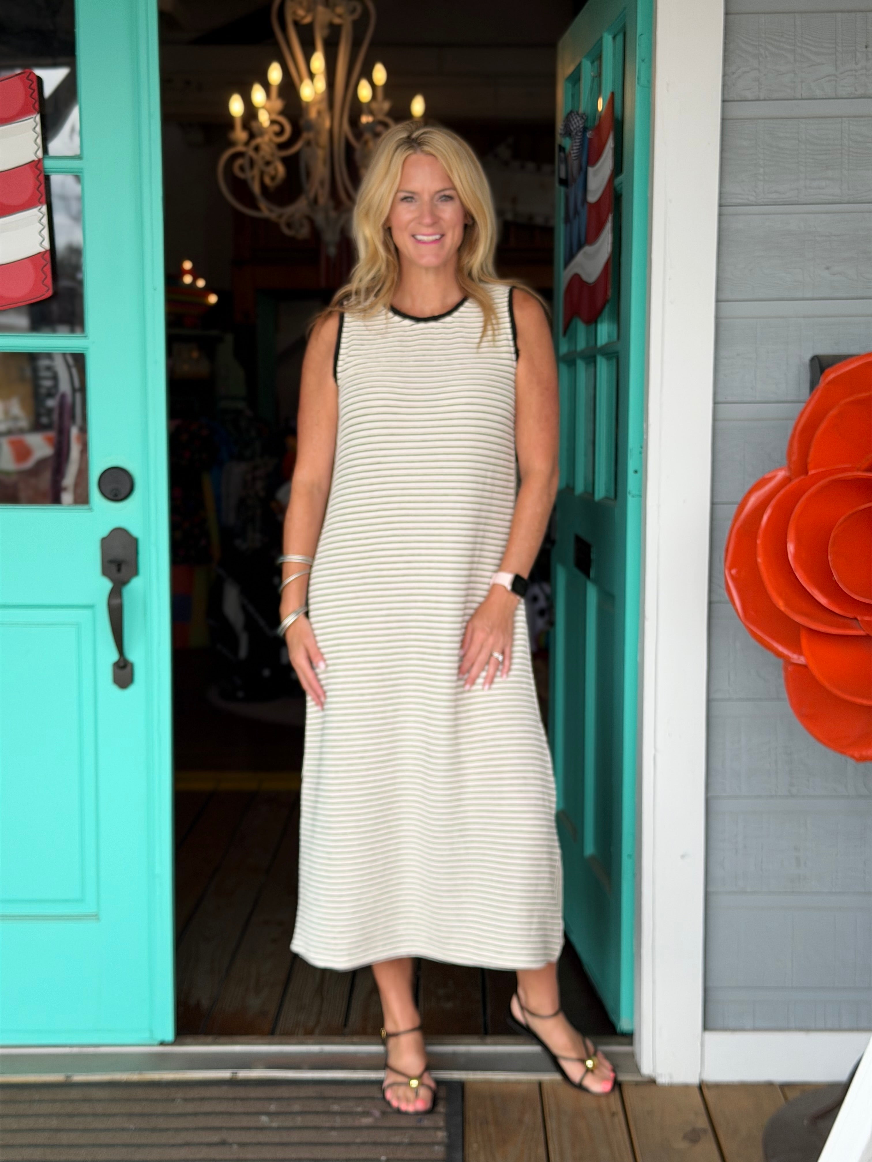 SADIE STRIPED DRESS