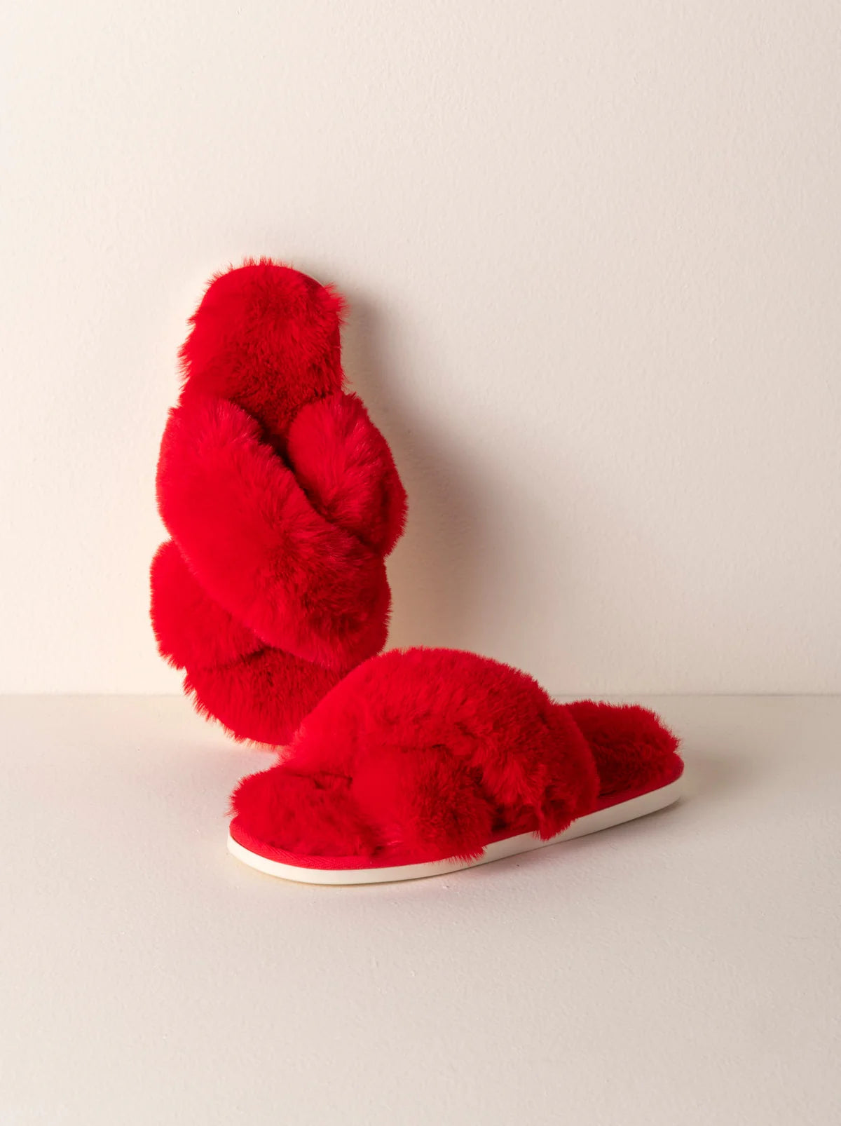 CHRISTINA SLIPPERS-S/M-RED