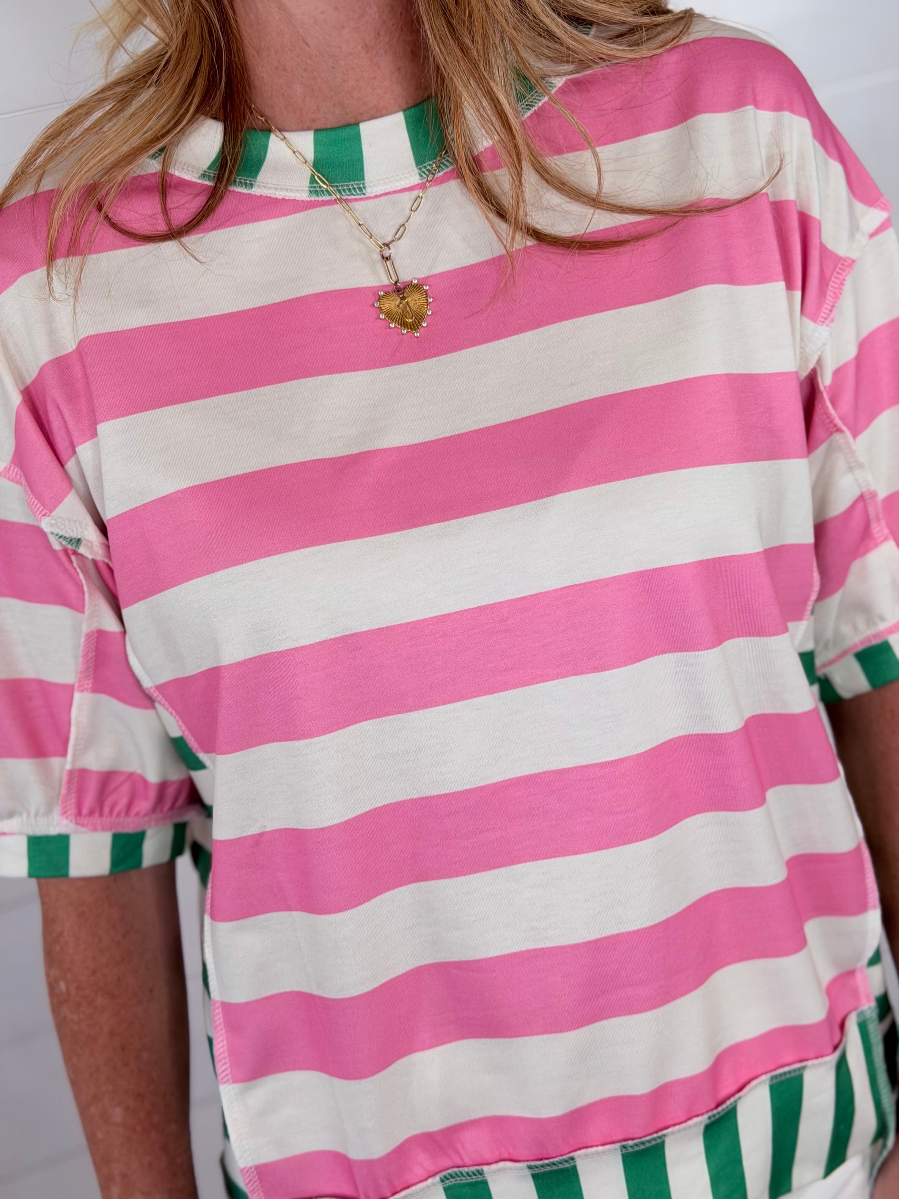 PREPPY STRIPE TOP