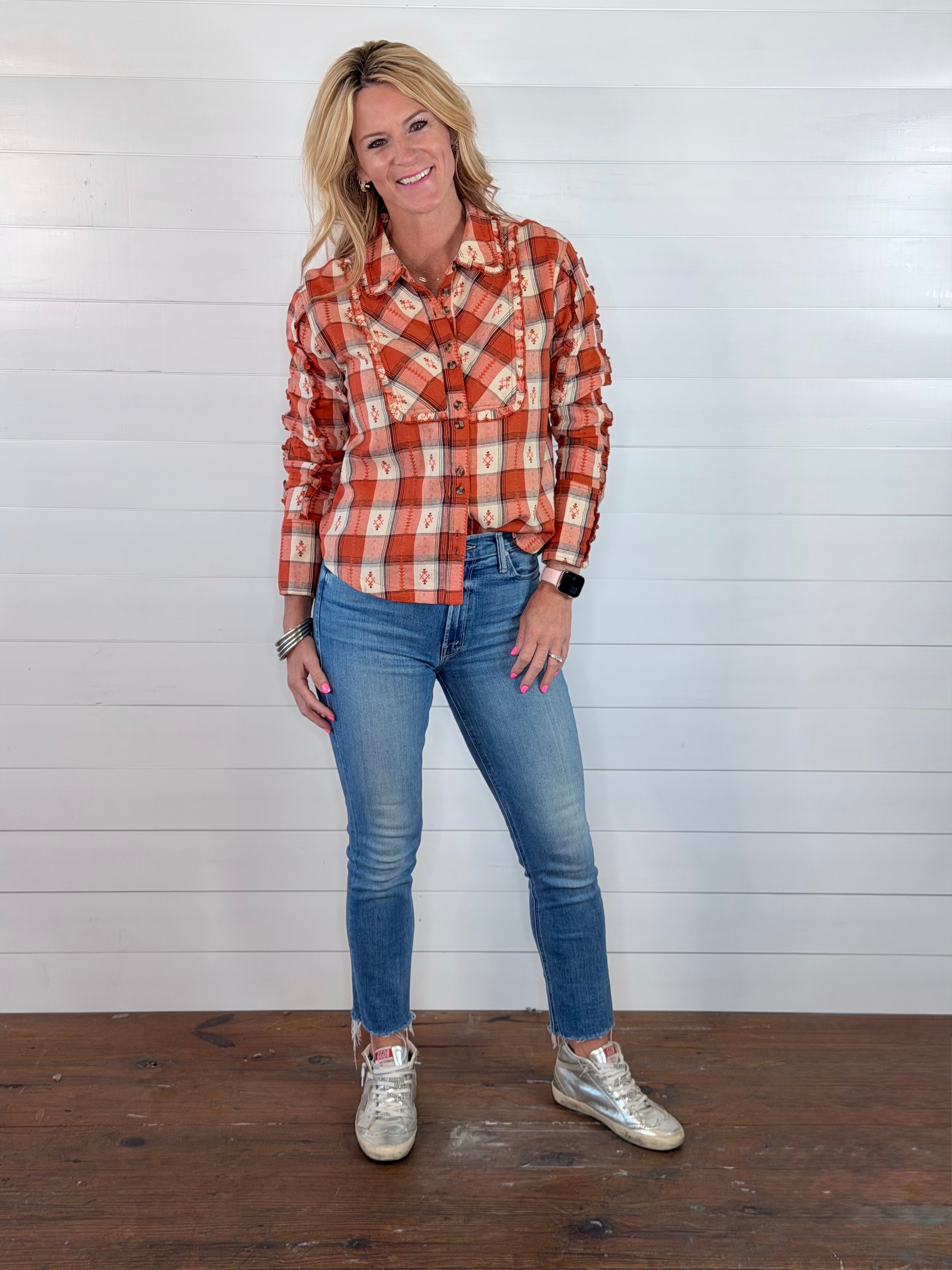 BIB AND FRILLS SHIRT BY IVY JANE