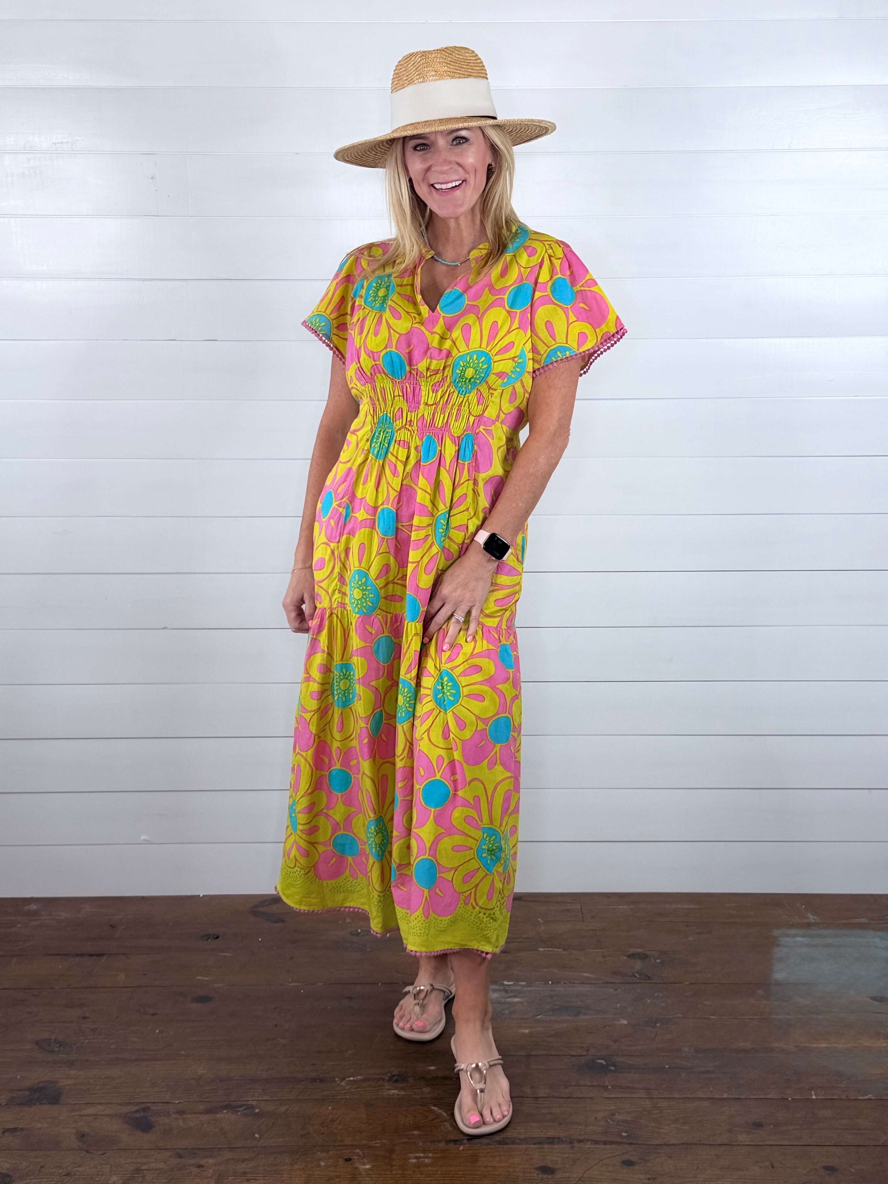 DAISY BORDER DRESS
