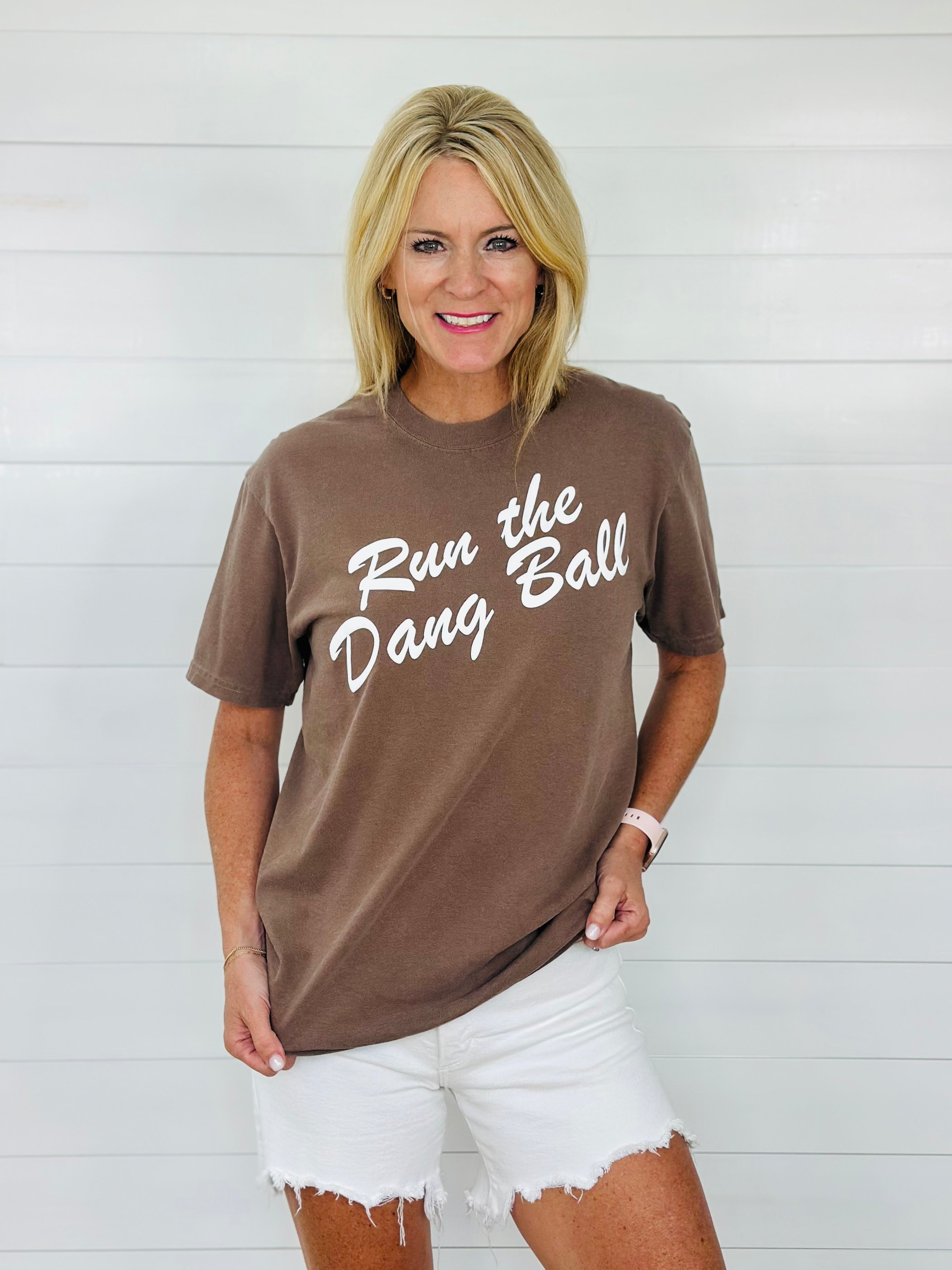 RUN THE DANG BALL TEE