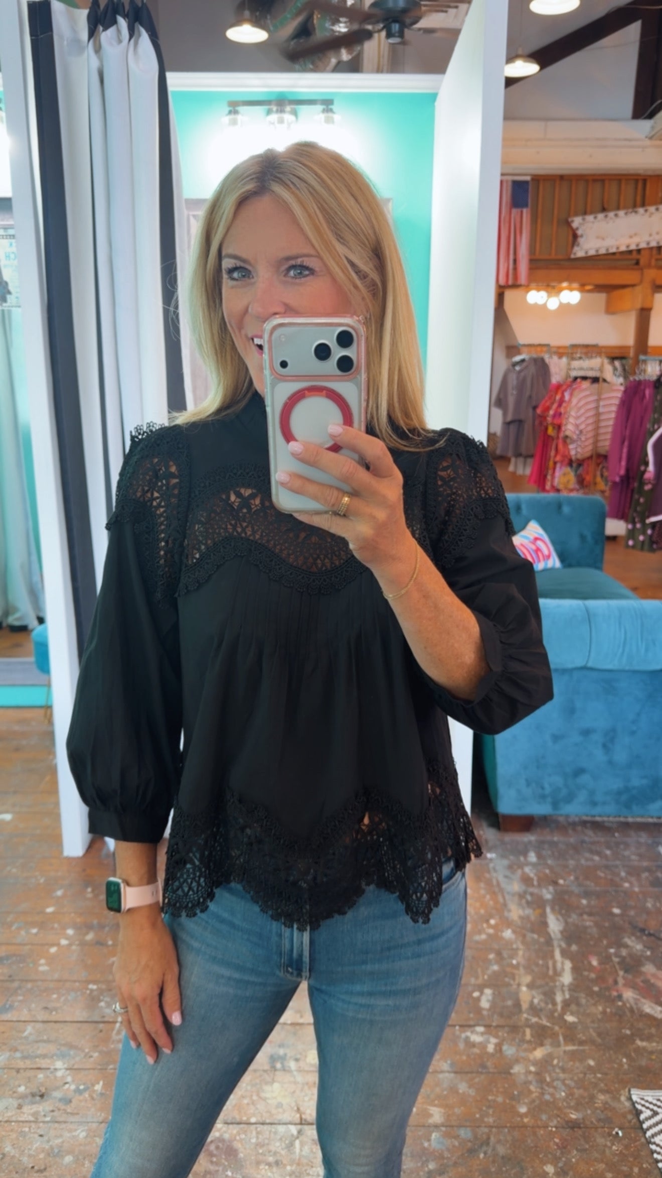 POLLY LACE TOP