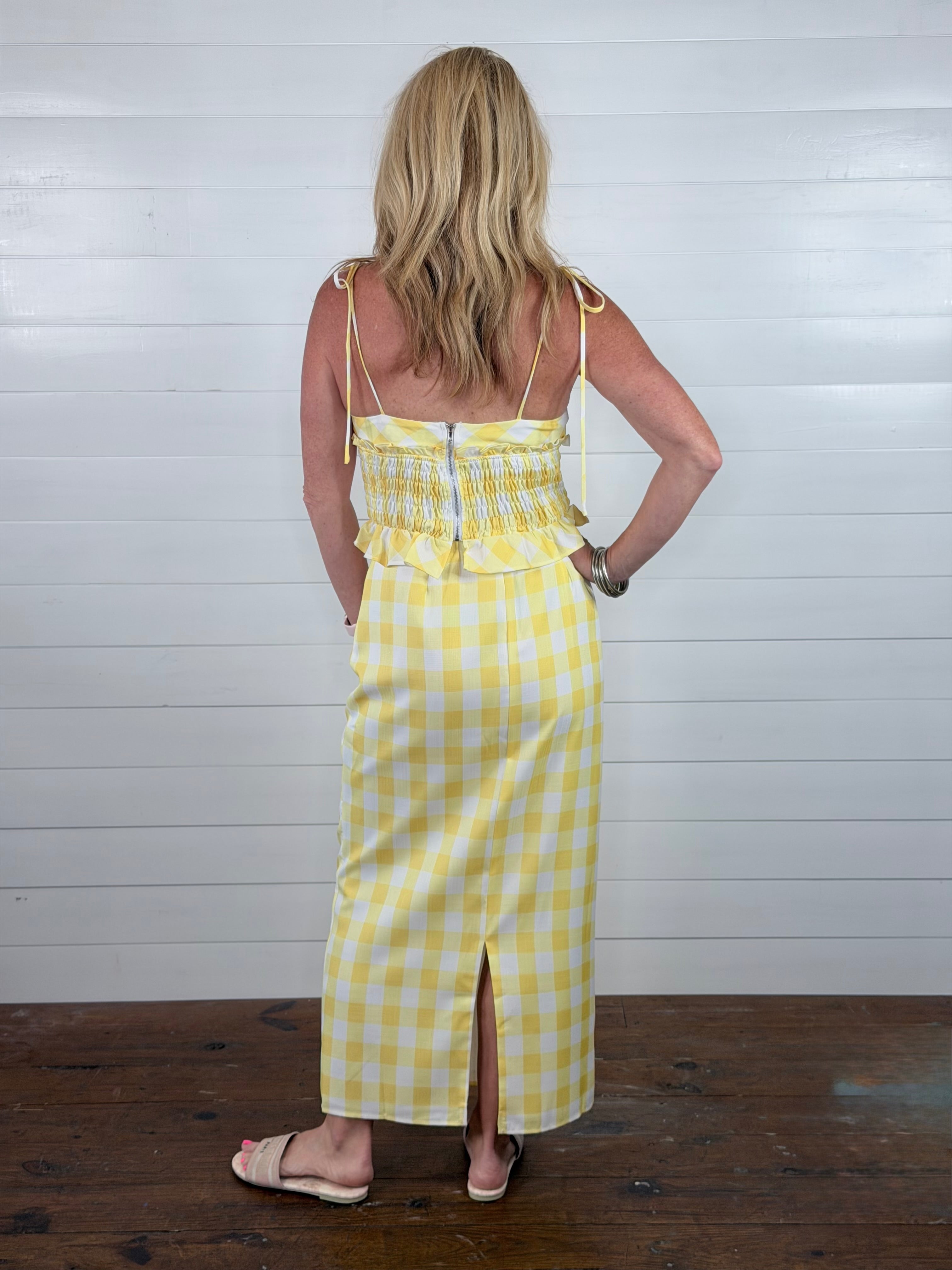 LEMONADE GINGHAM SET