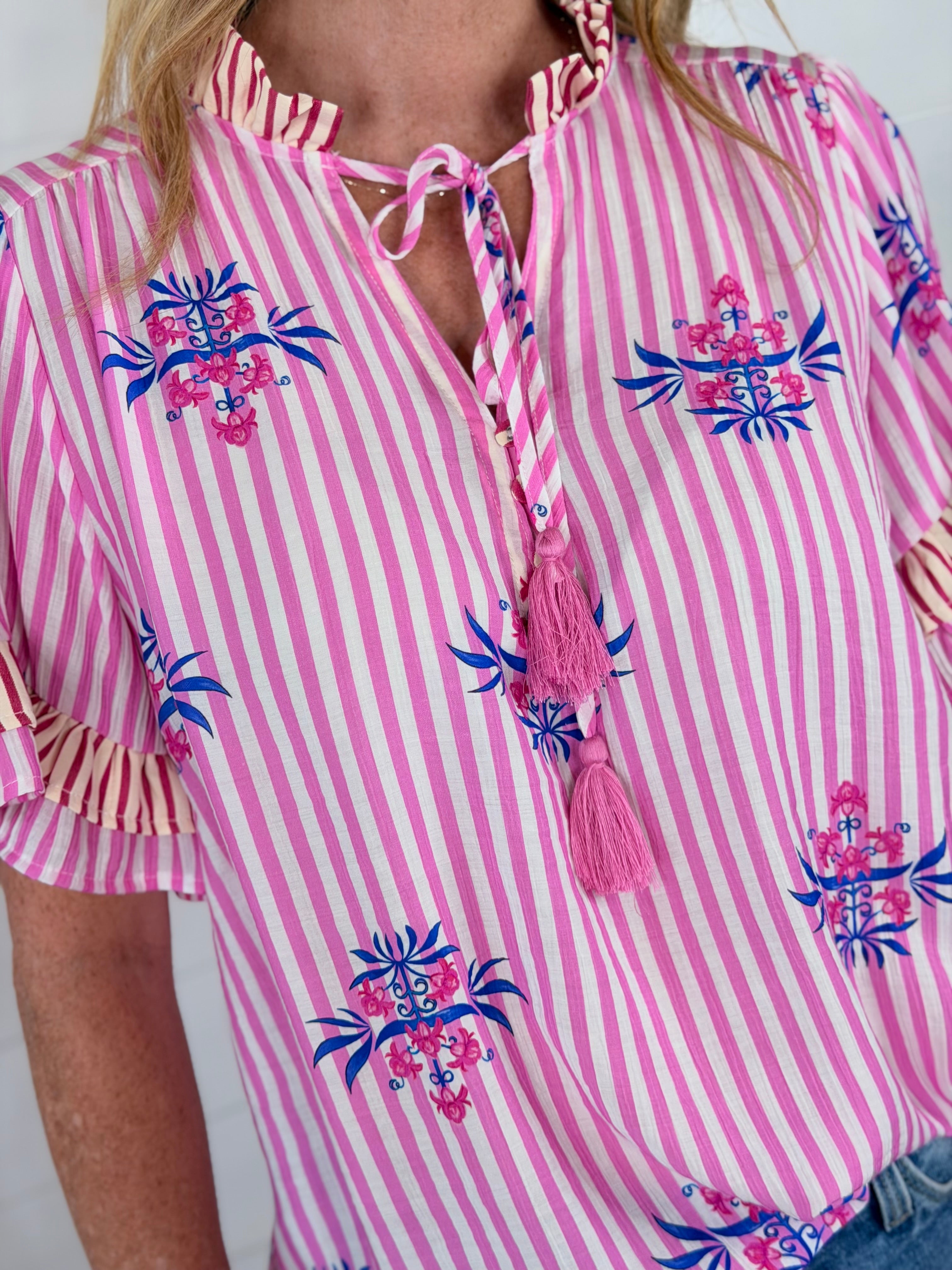 ADDISON STRIPE TOP