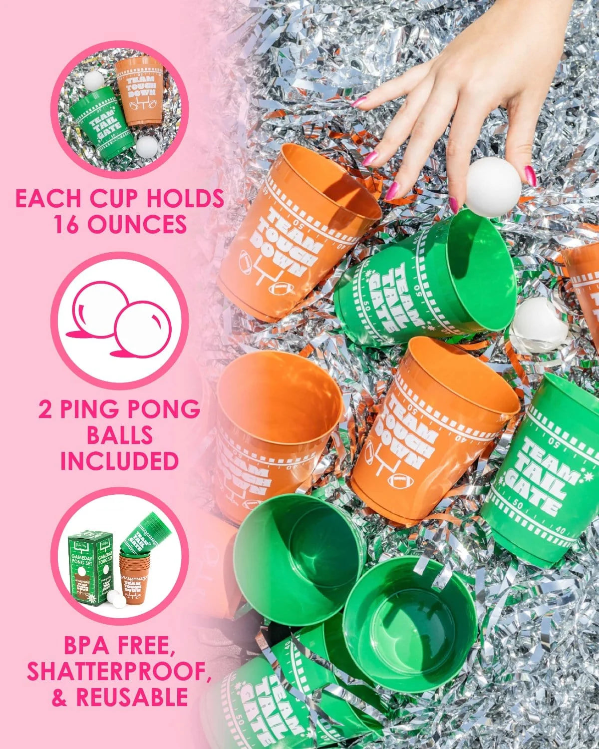 GAME DAY PONG SET