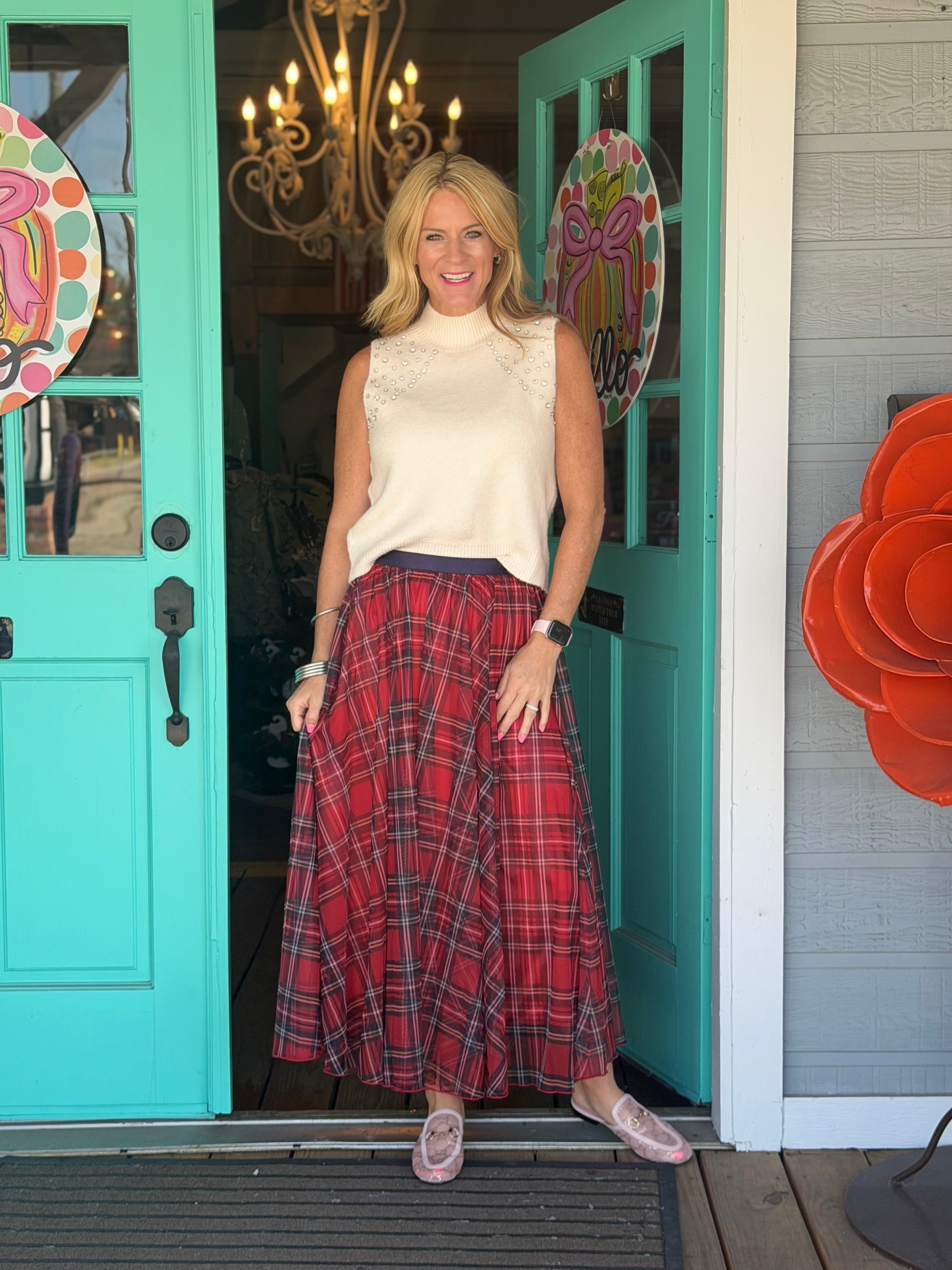 PLAYFUL PLAID SKIRT
