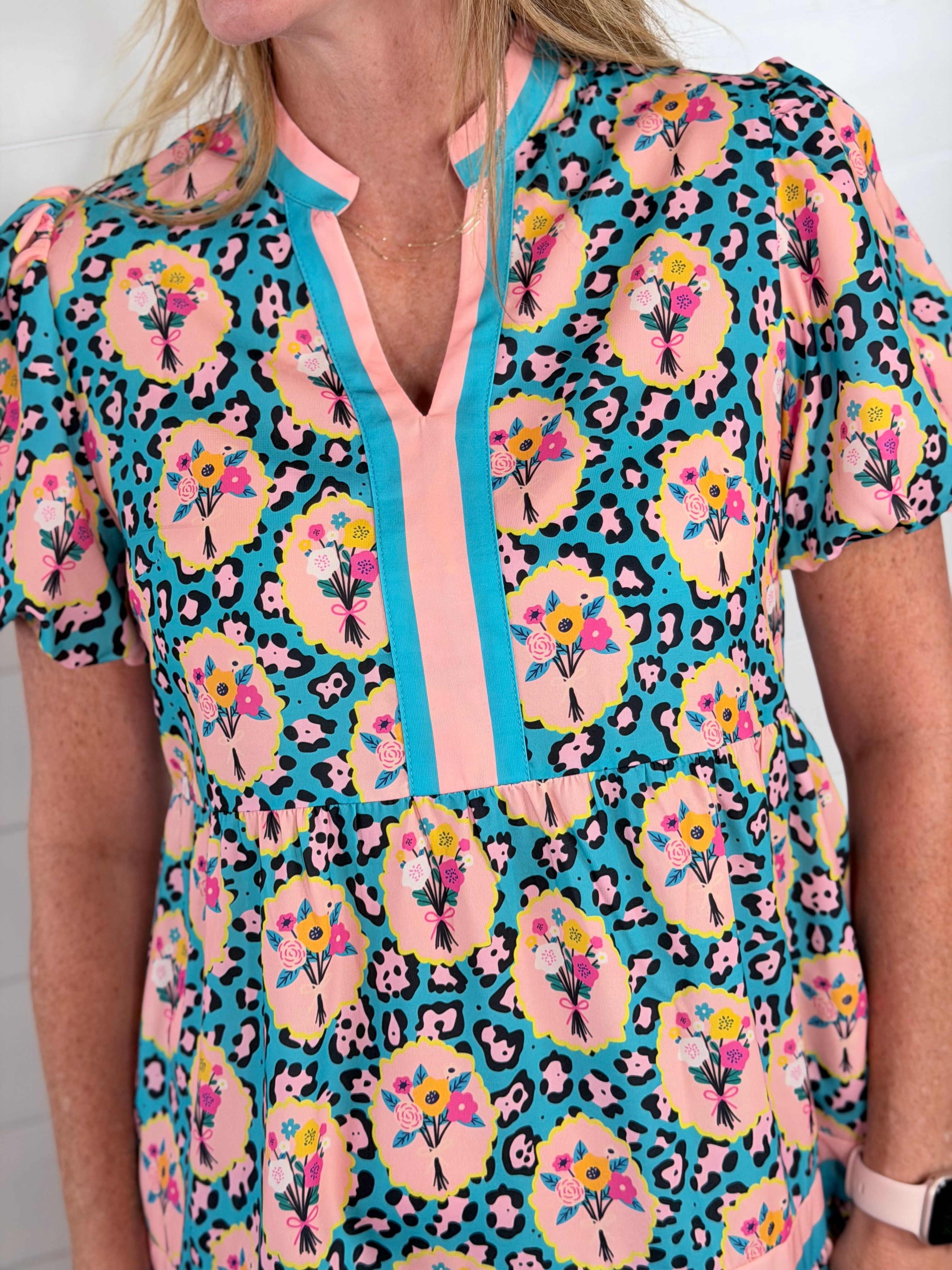 BOUQUETS IN THE WILD DRESS