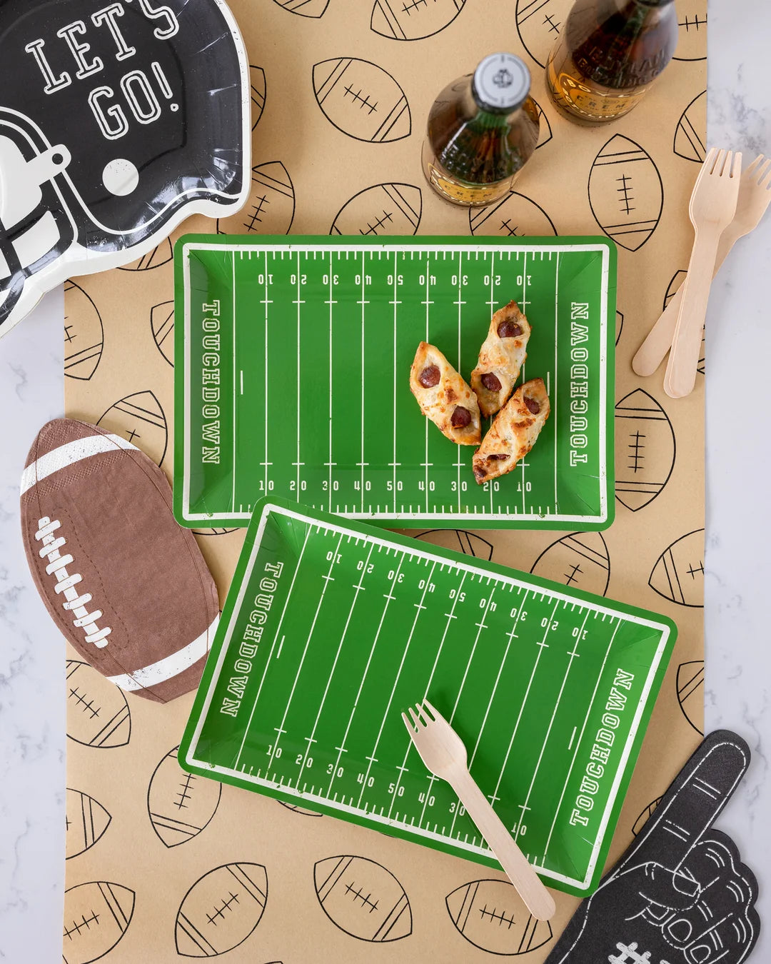 FOOTBALL SHAPE NAPKINS