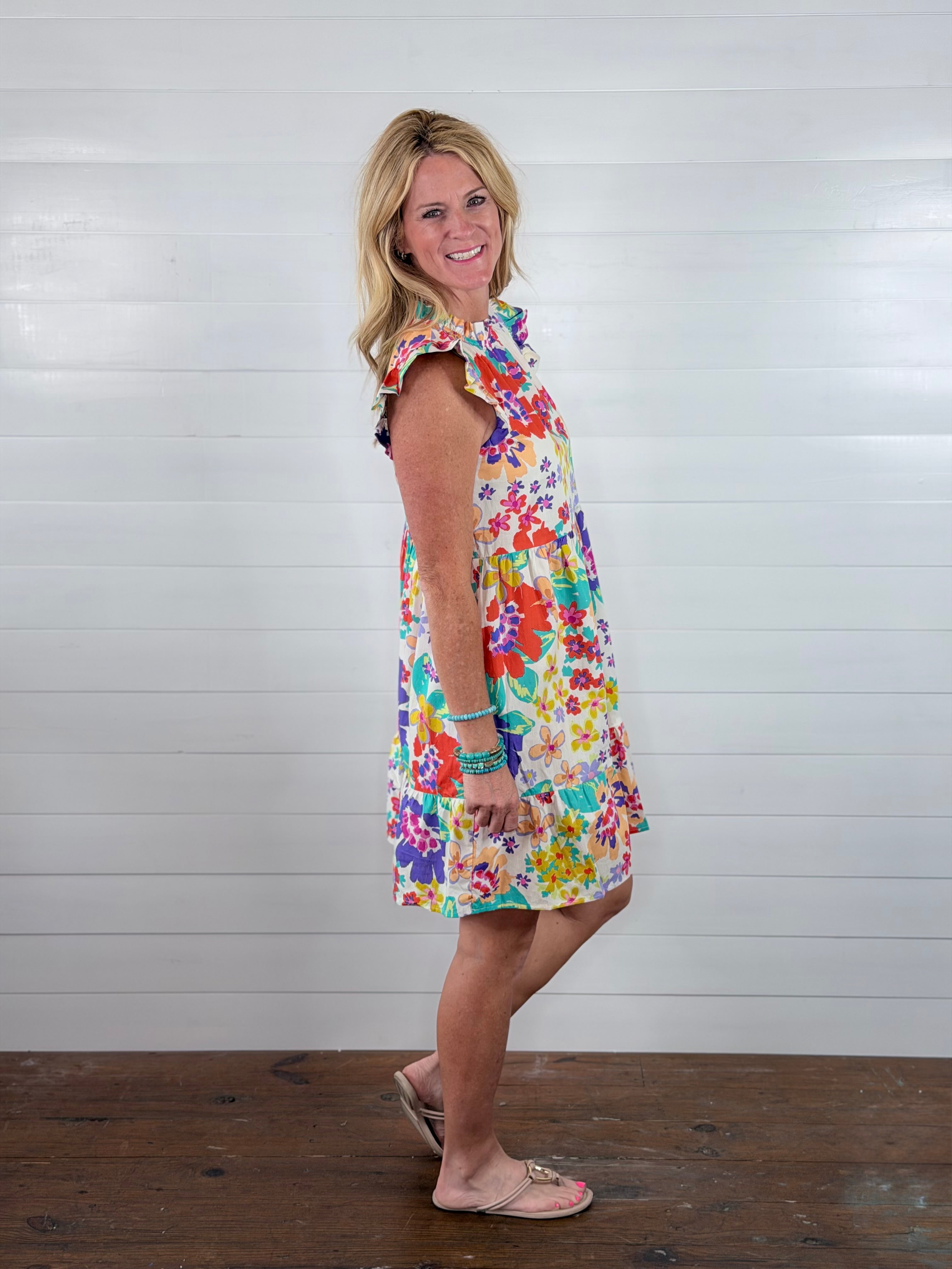 SAVANNA FLORAL DRESS