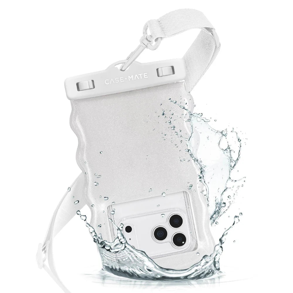 CASE-MATE-WAVY WATERPROOF FLOATING POUCH-IVORY