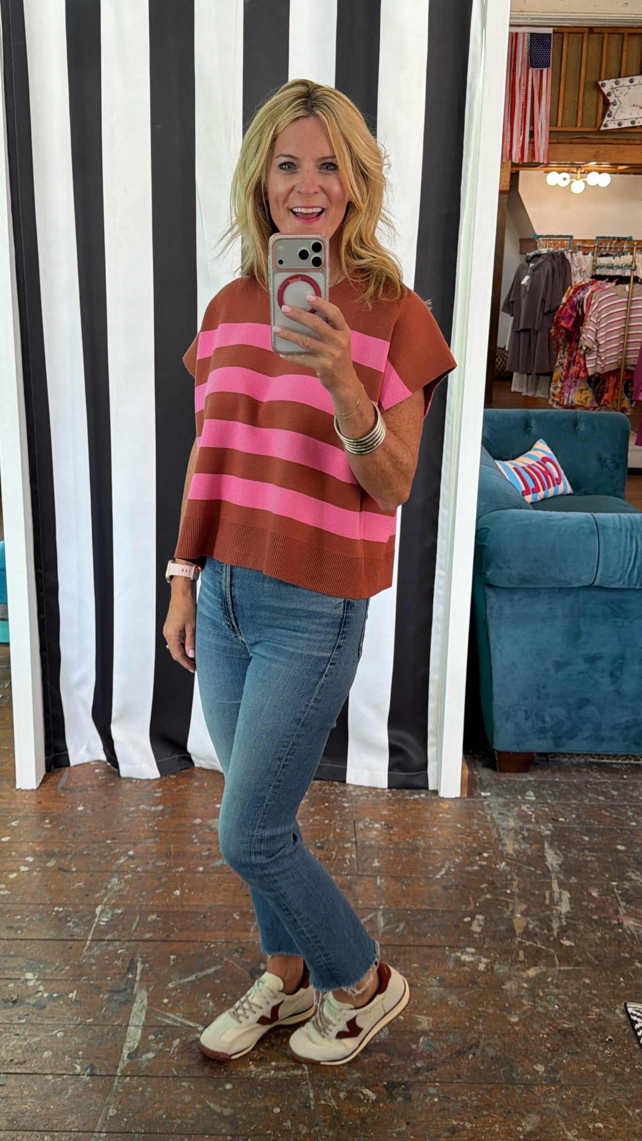 LONDON STRIPED SWEATER