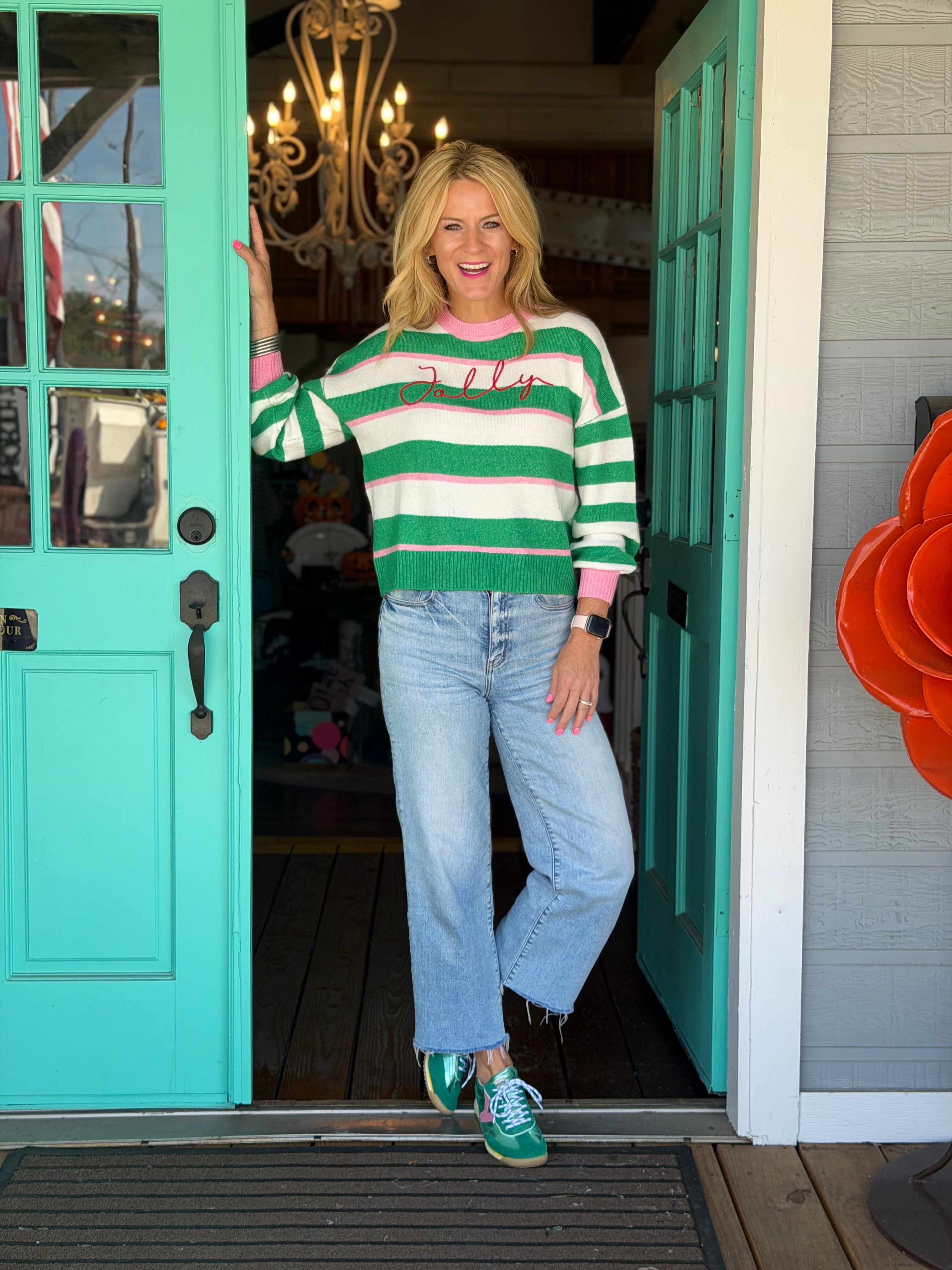 JOLLY STRIPE SWEATER