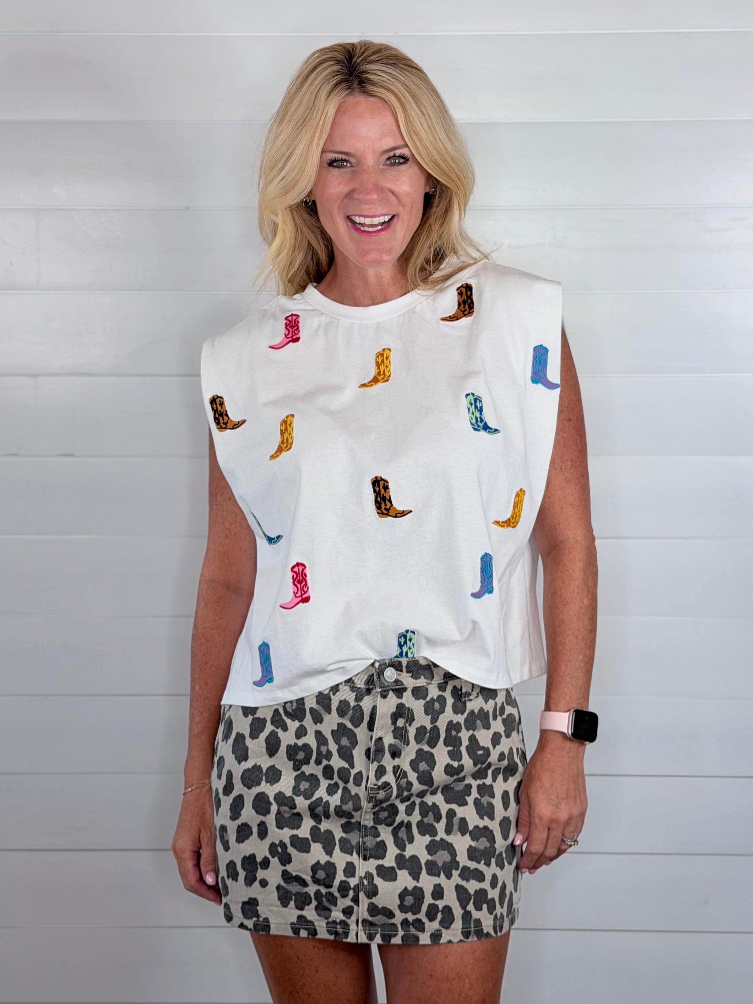 COLORFUL BOOTS TOP