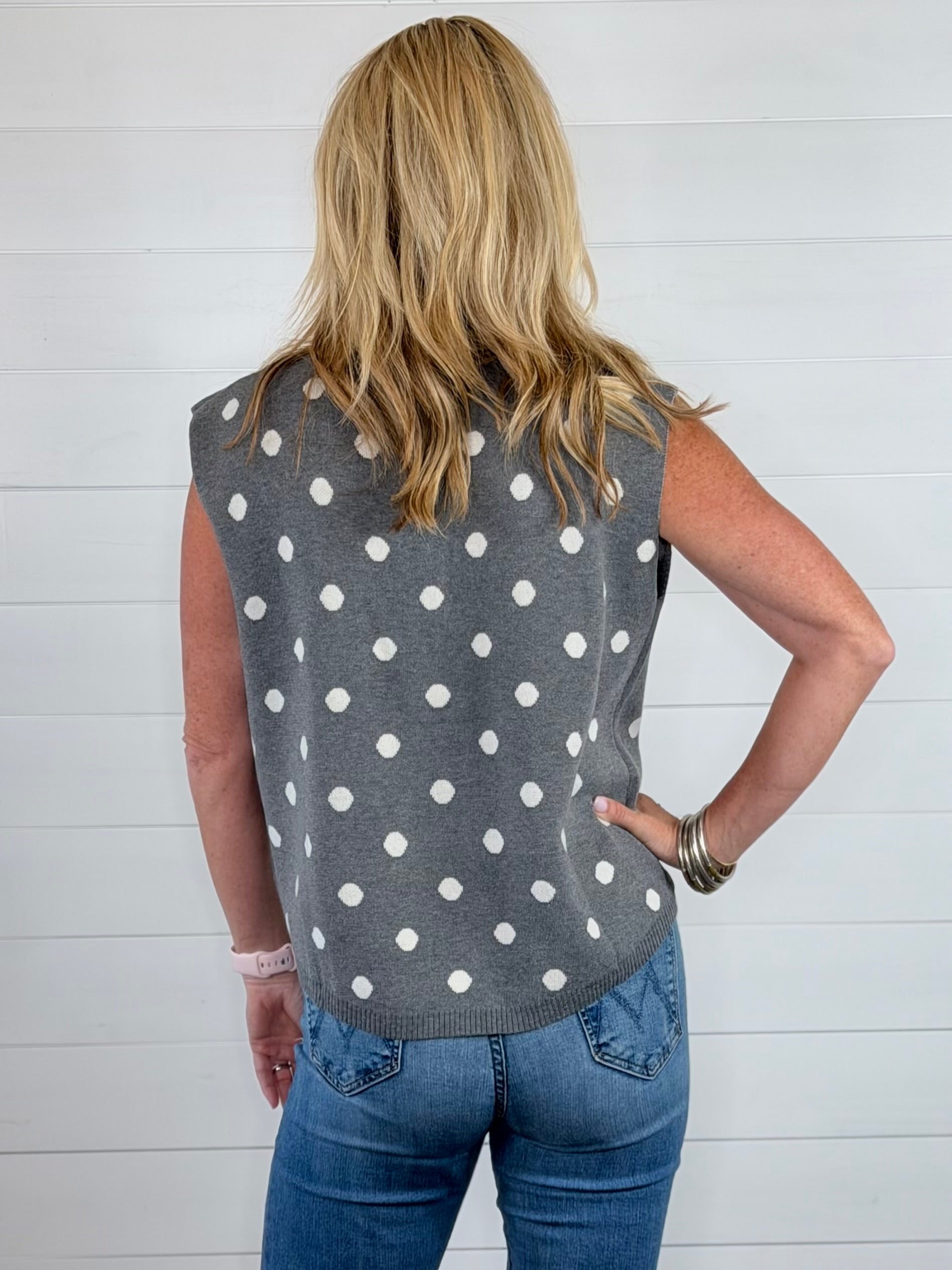 PRESLEY POLKA DOT SWEATER