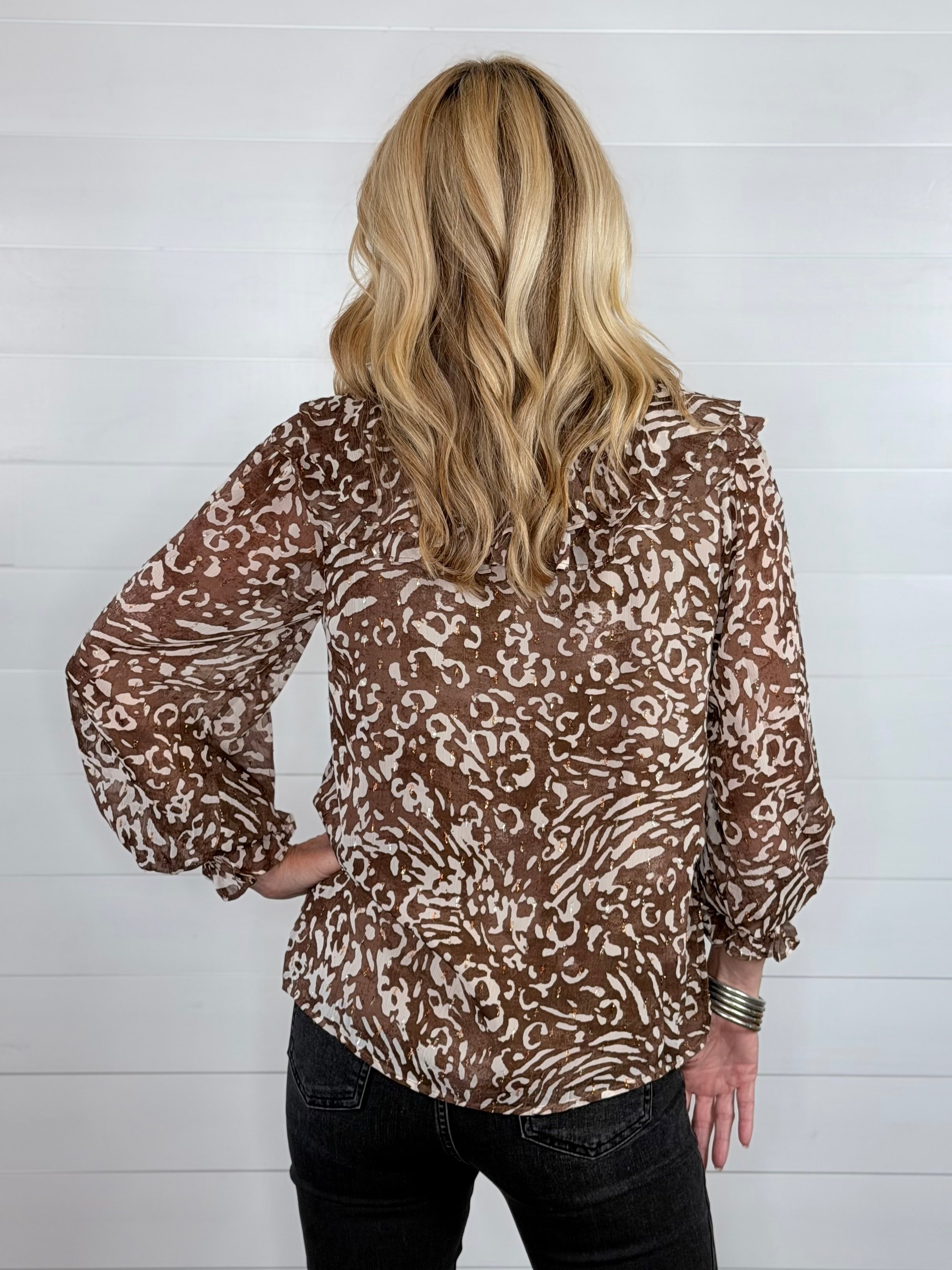 WILD ABOUT RUFFLES BLOUSE