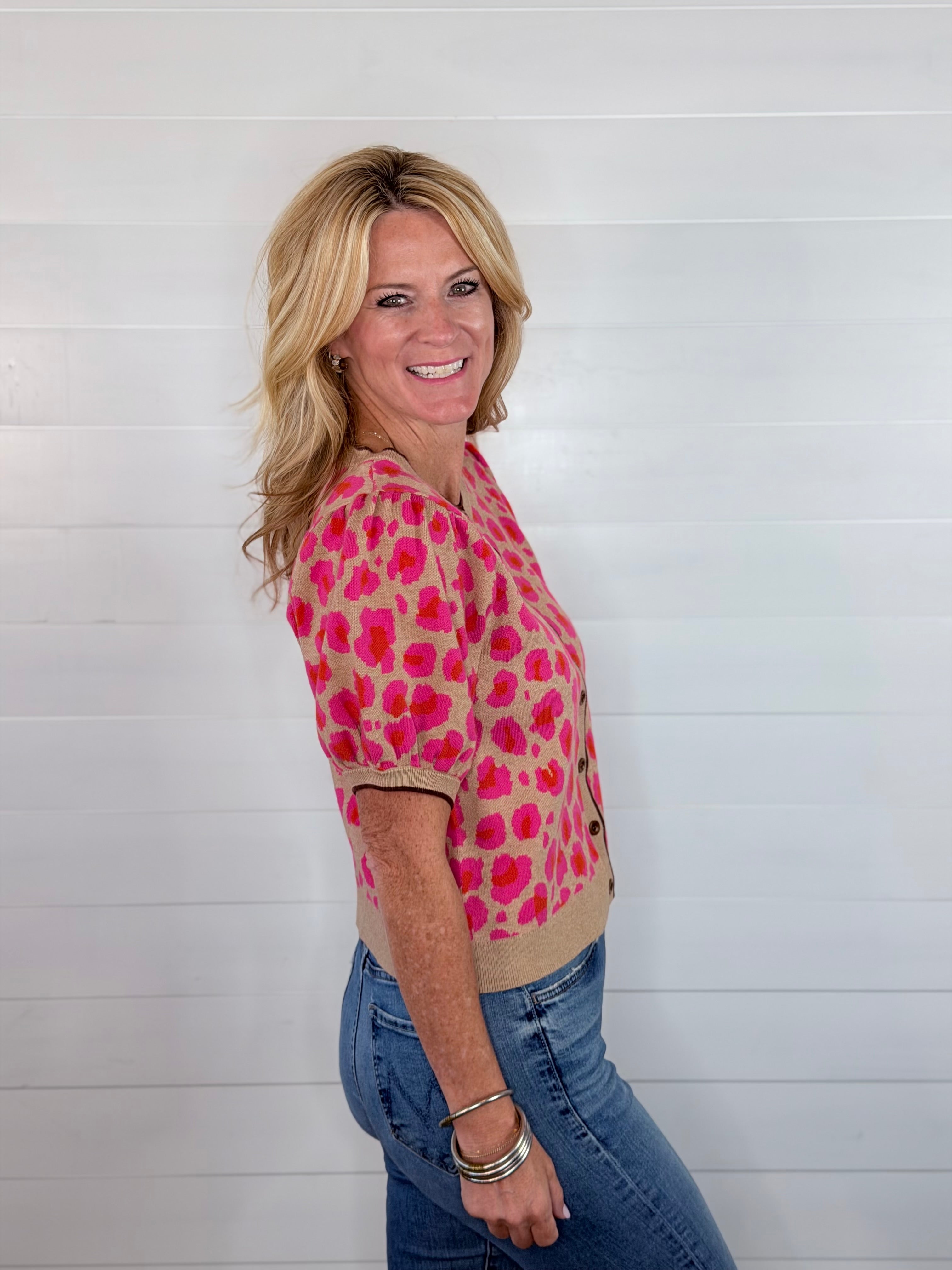 CHEERFUL CHEETAH SWEATER