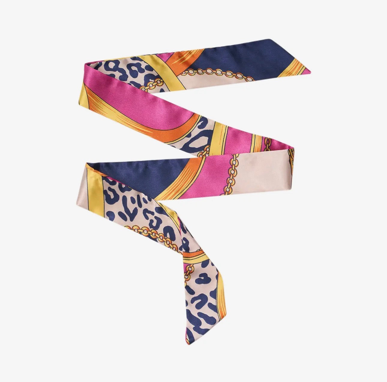 TWILLY SILK SCARF SMALL-FUCHSIA