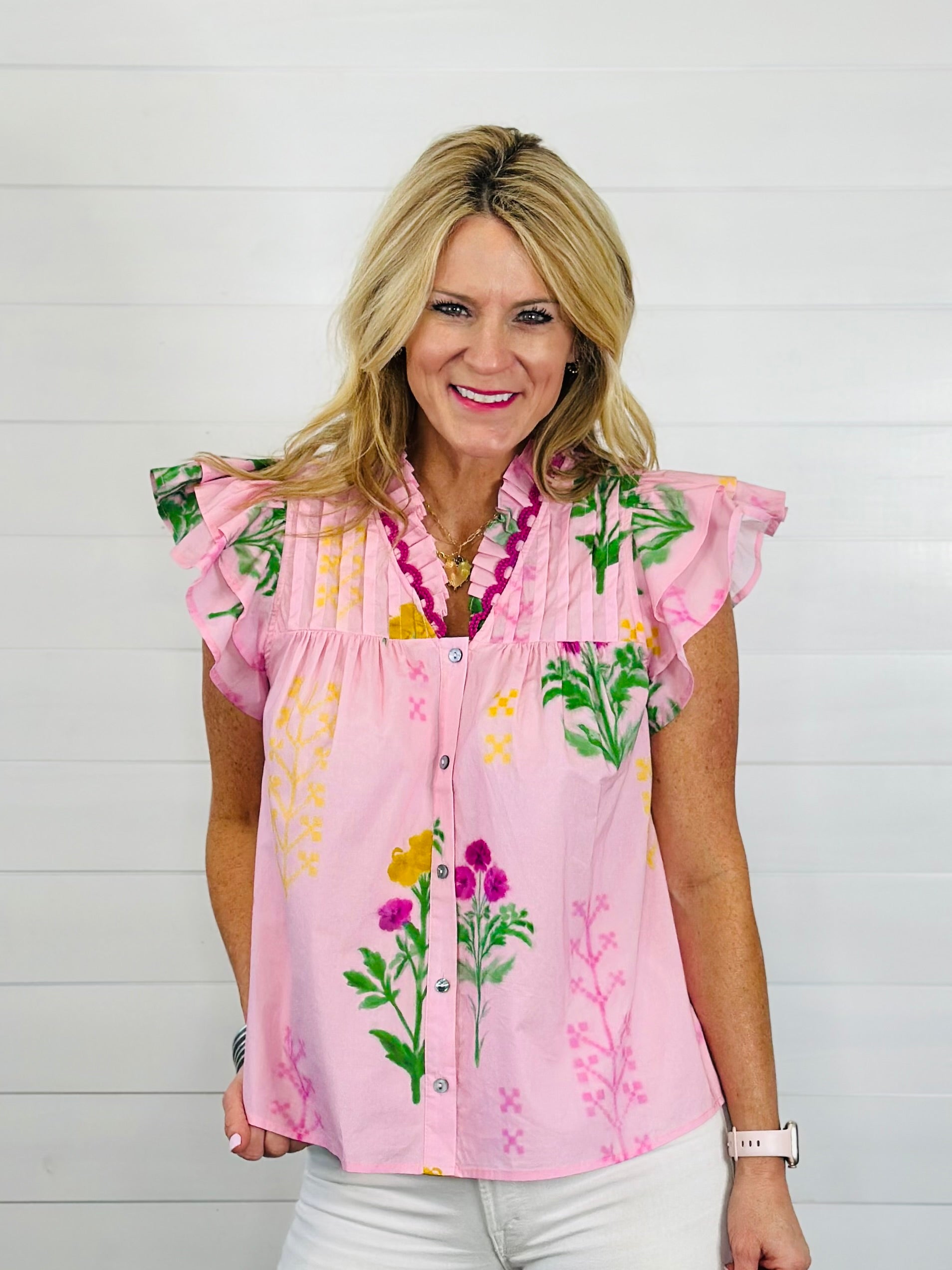 BLUSHING BLOOMS TOP