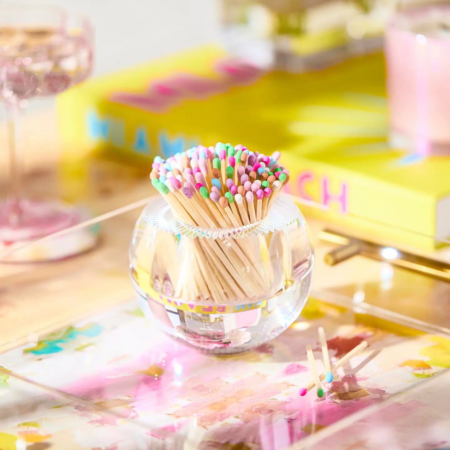 ROUND MATCH STRIKER-CONFETTI