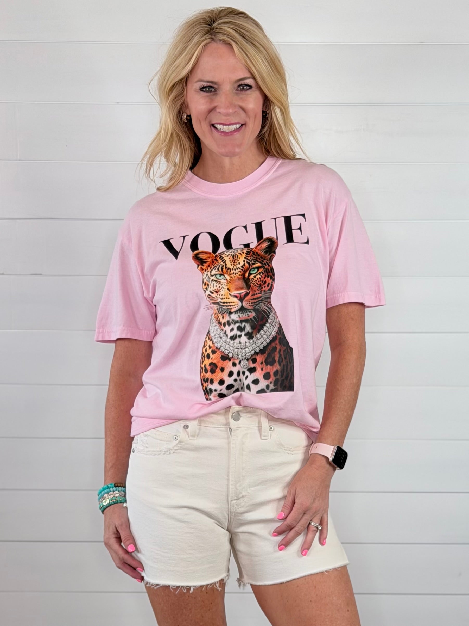 BOUGEE LEOPARD GRAPHIC TEE
