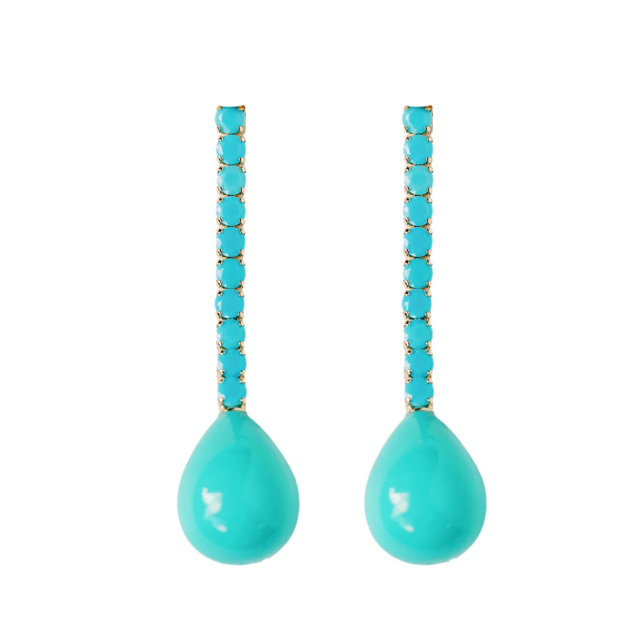 TURQUOISE SWINGY DROPS