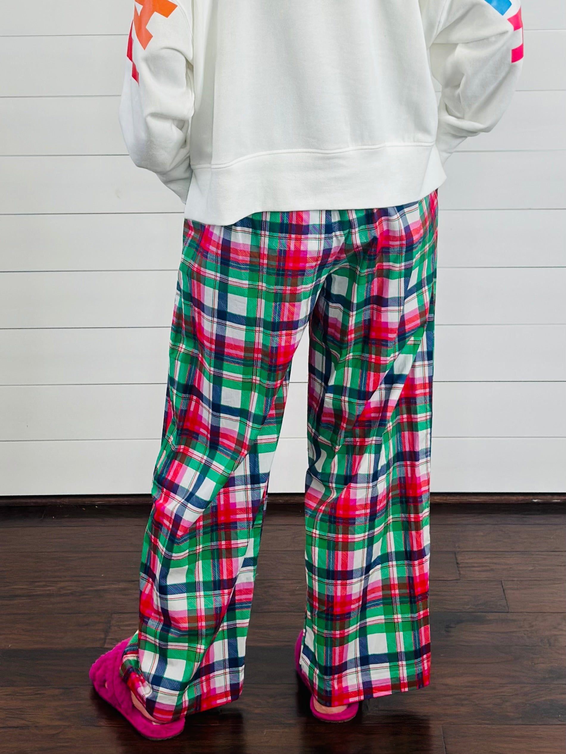 PLAID BOXER PANT-MULTI