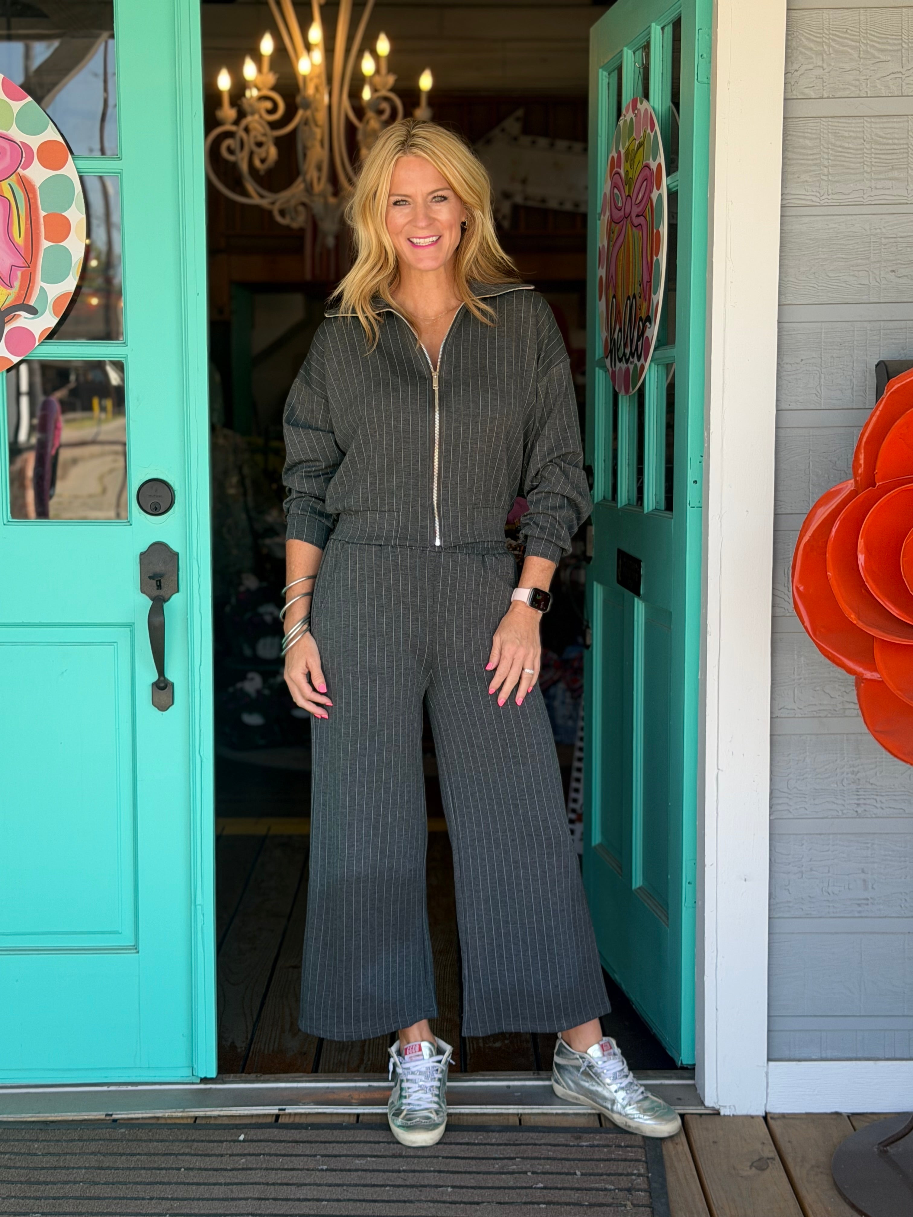 PERFECT IN PINSTRIPES SET