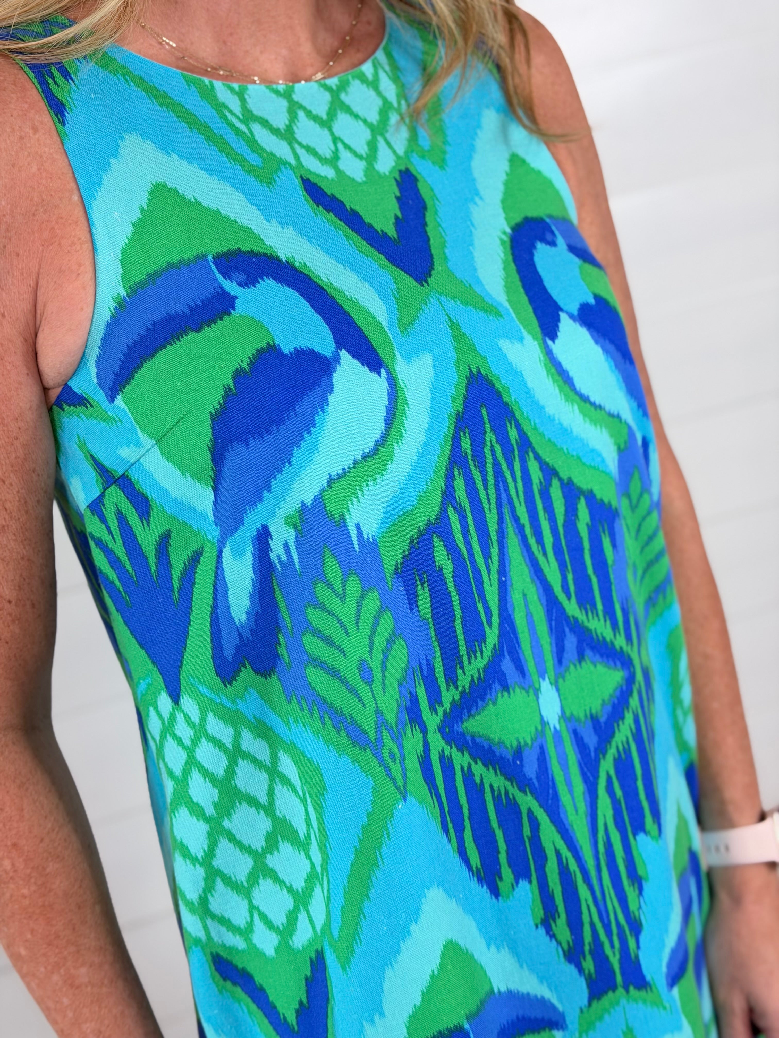 BLISSY TROPICAL DRESS