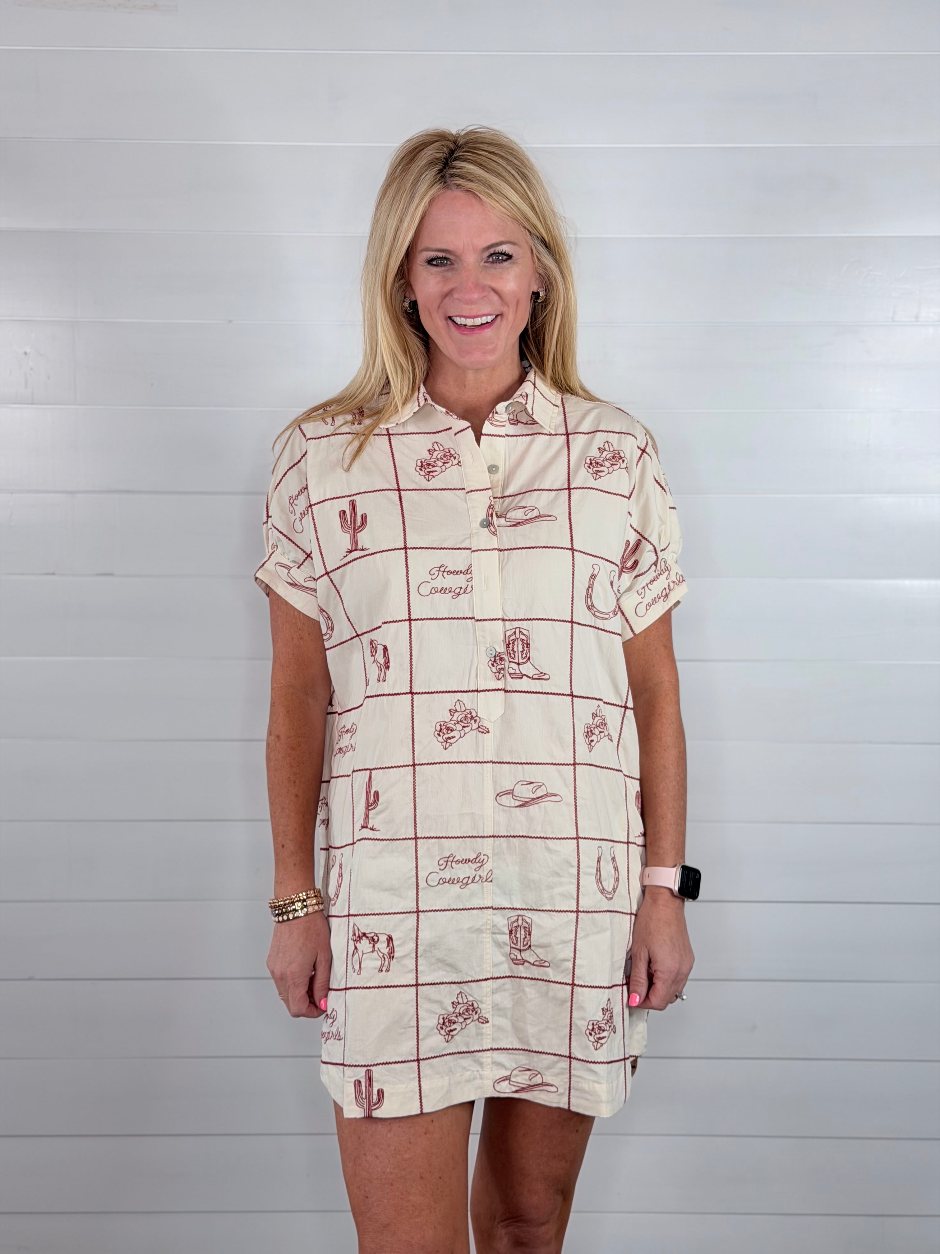 HOWDY SHIRT DRESS