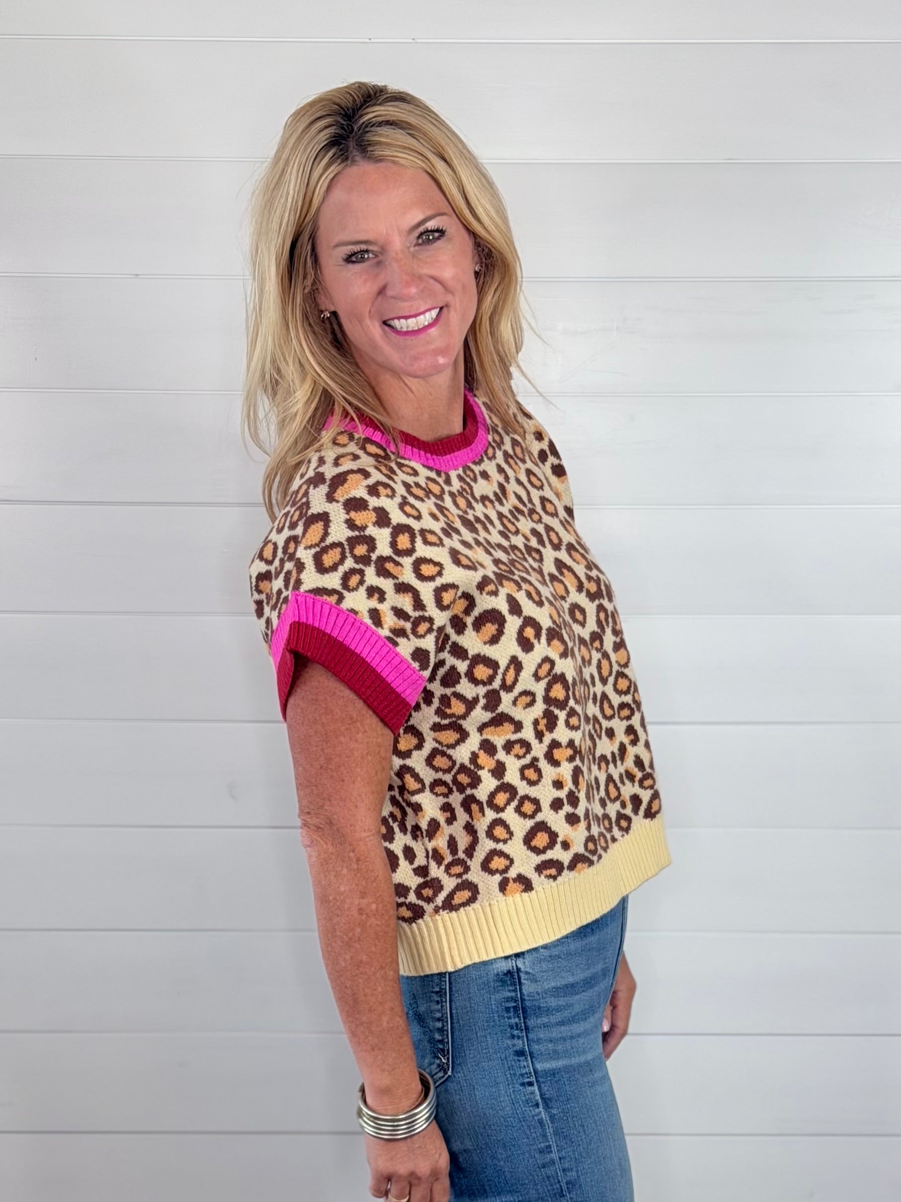 LUCY LEOPARD SWEATER