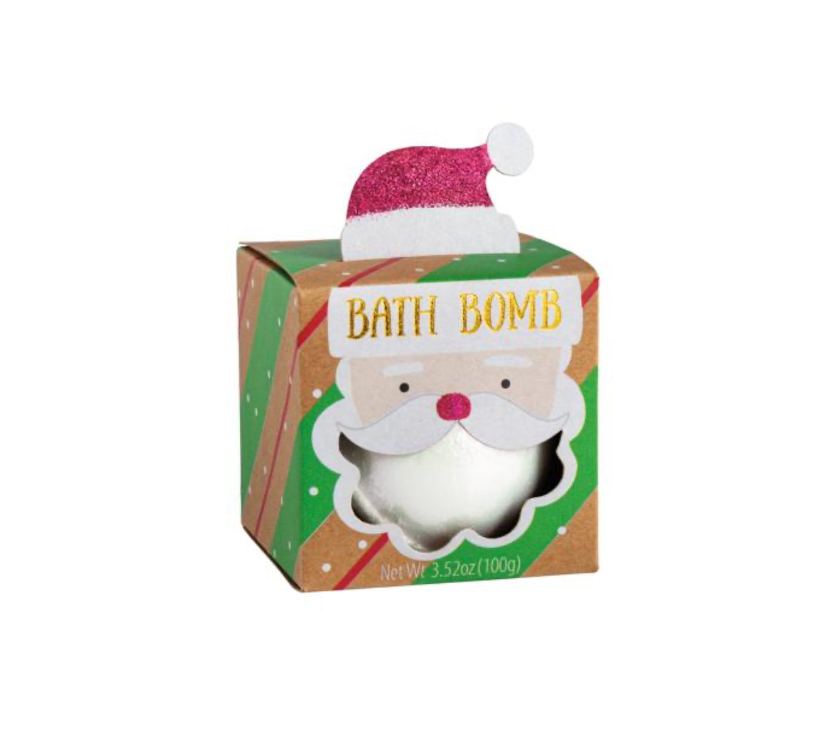 RED CHRISTMAS BATH BOMB