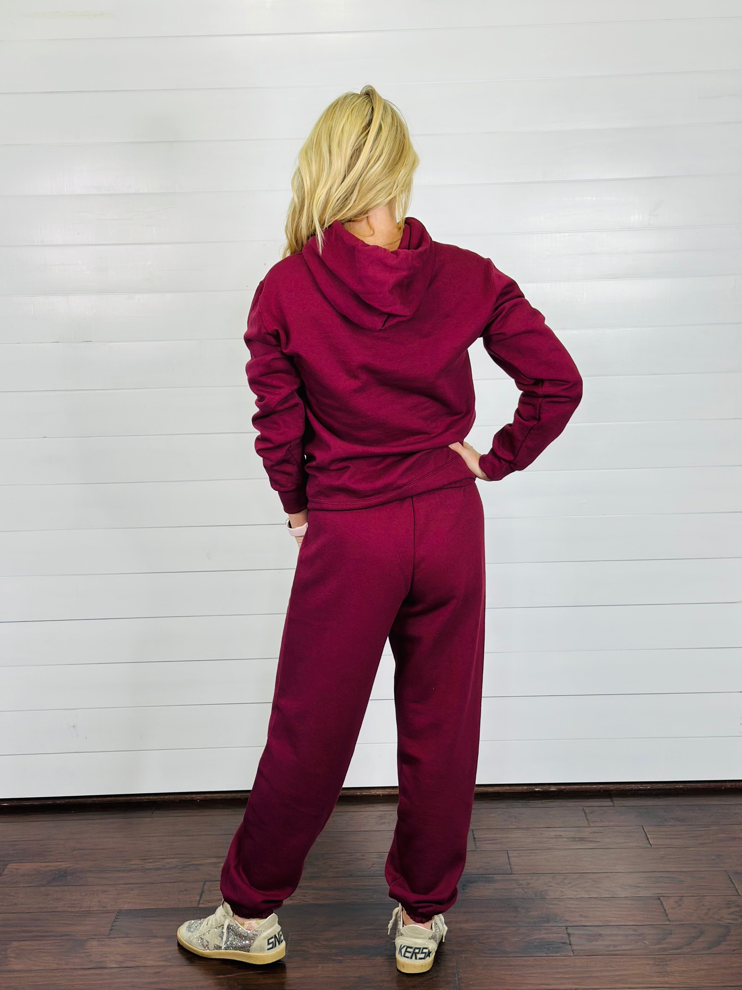 GLORY TO GOD PUFF SET-MAROON