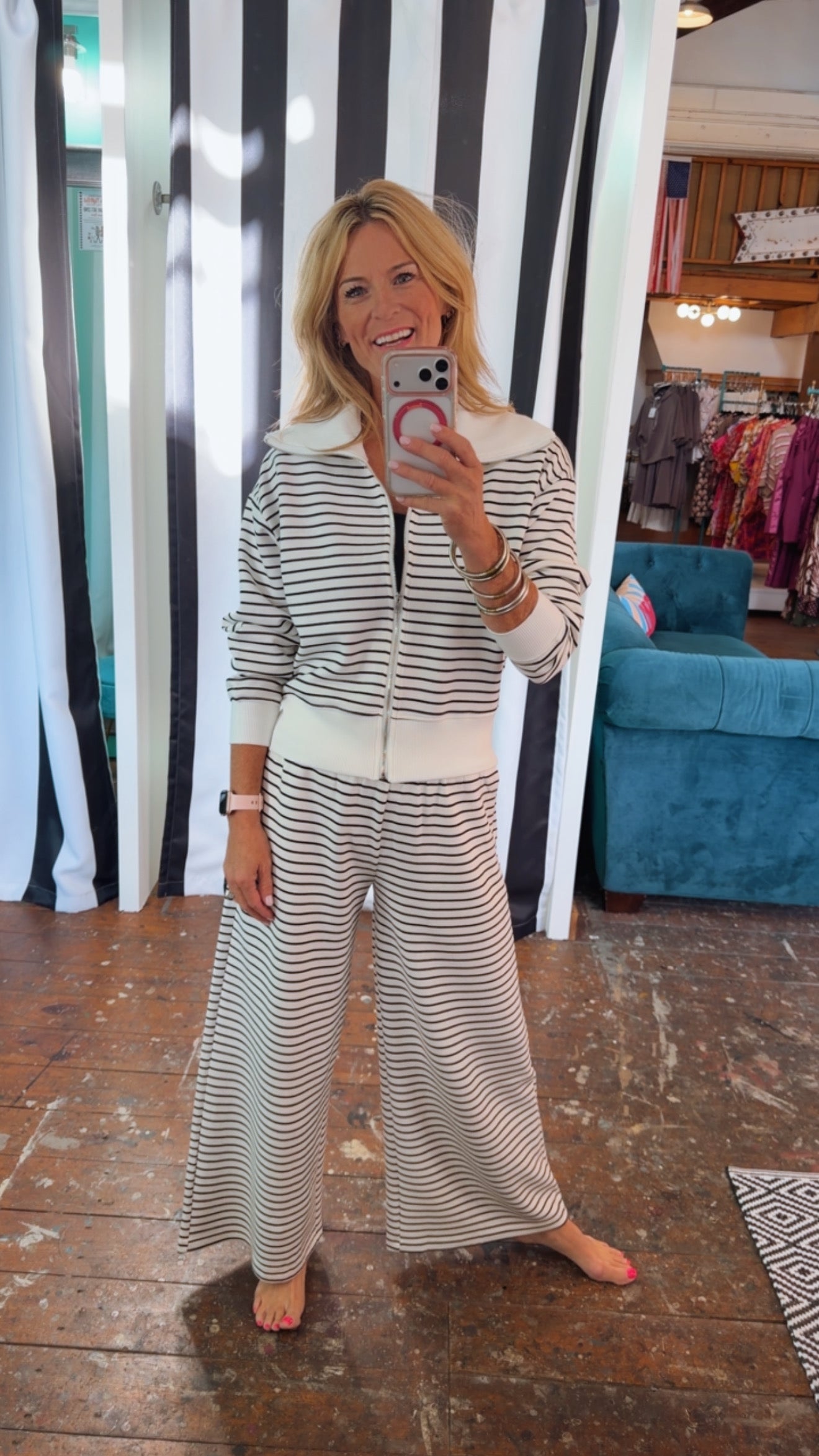 SAWYER STRIPED SET