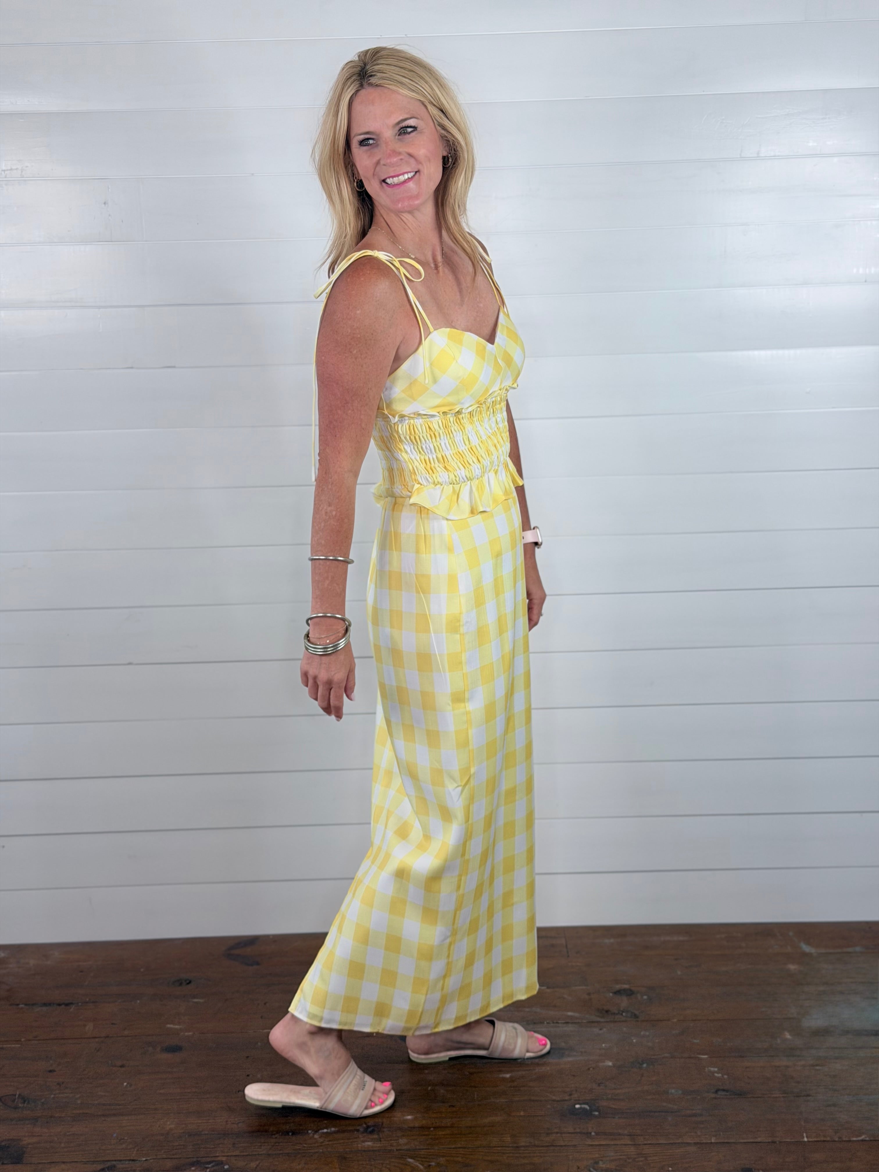 LEMONADE GINGHAM SET