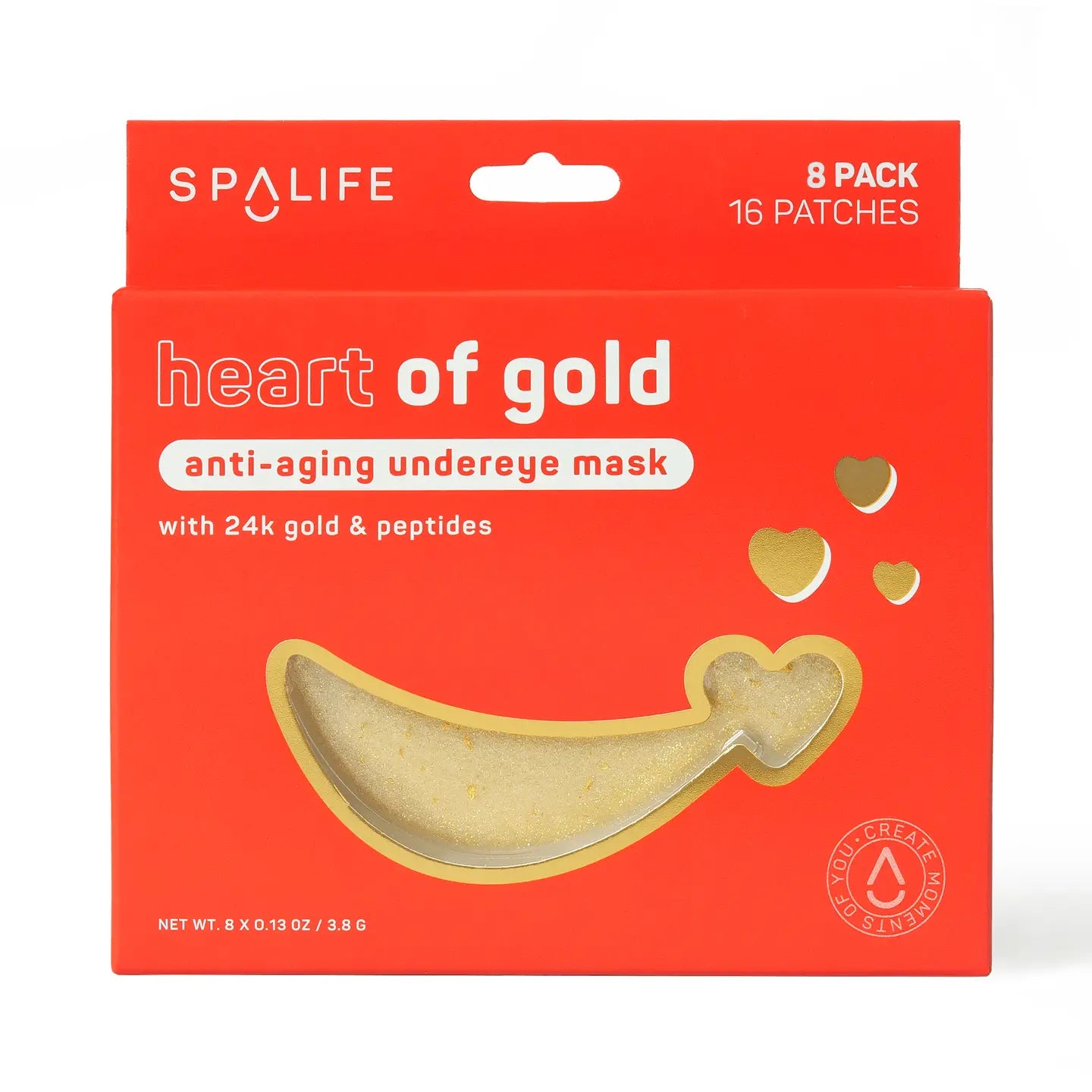 HEART OF GOLD UNDEREYE MASK