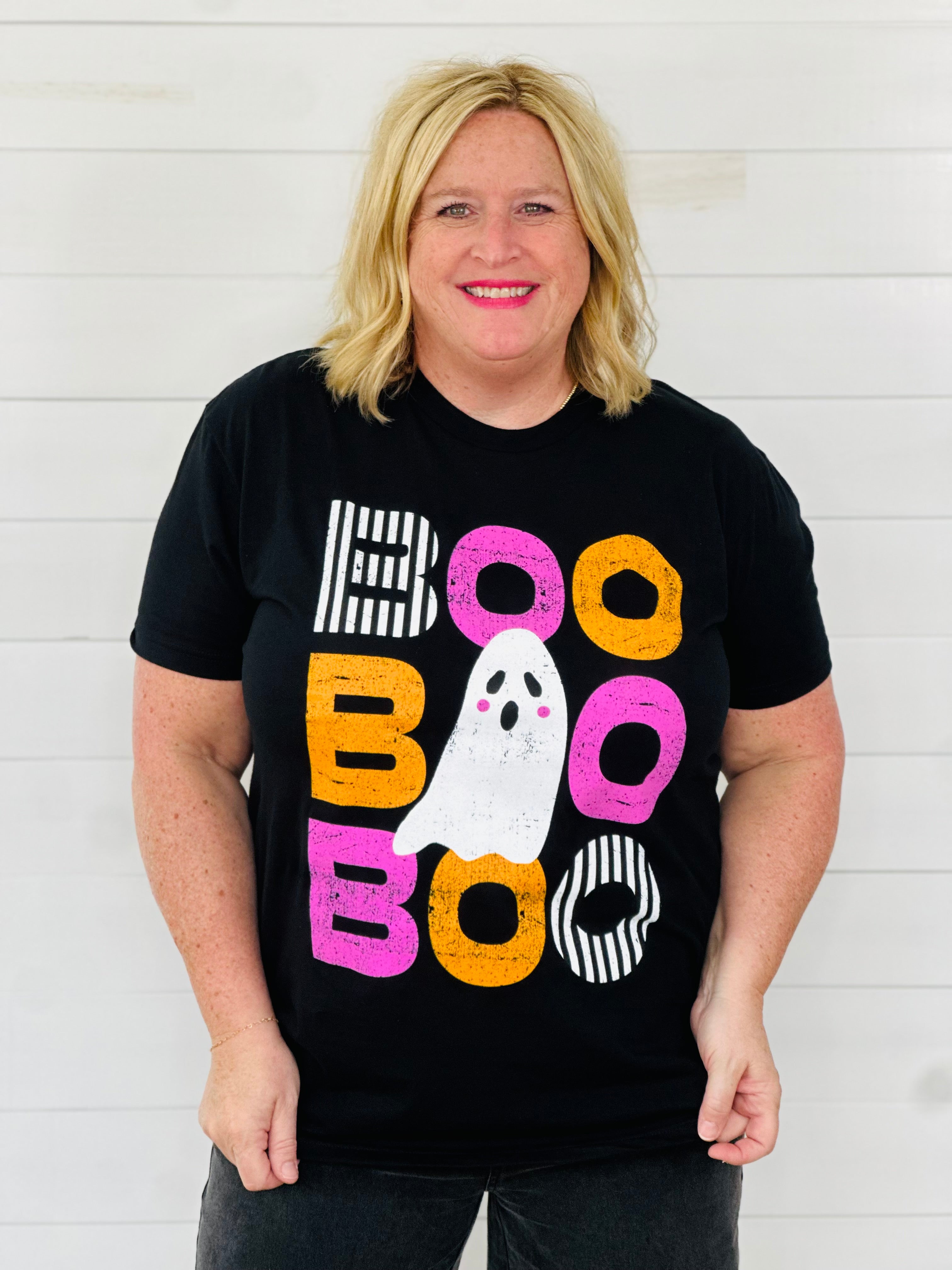 BOO STACKED TEE-PLUS
