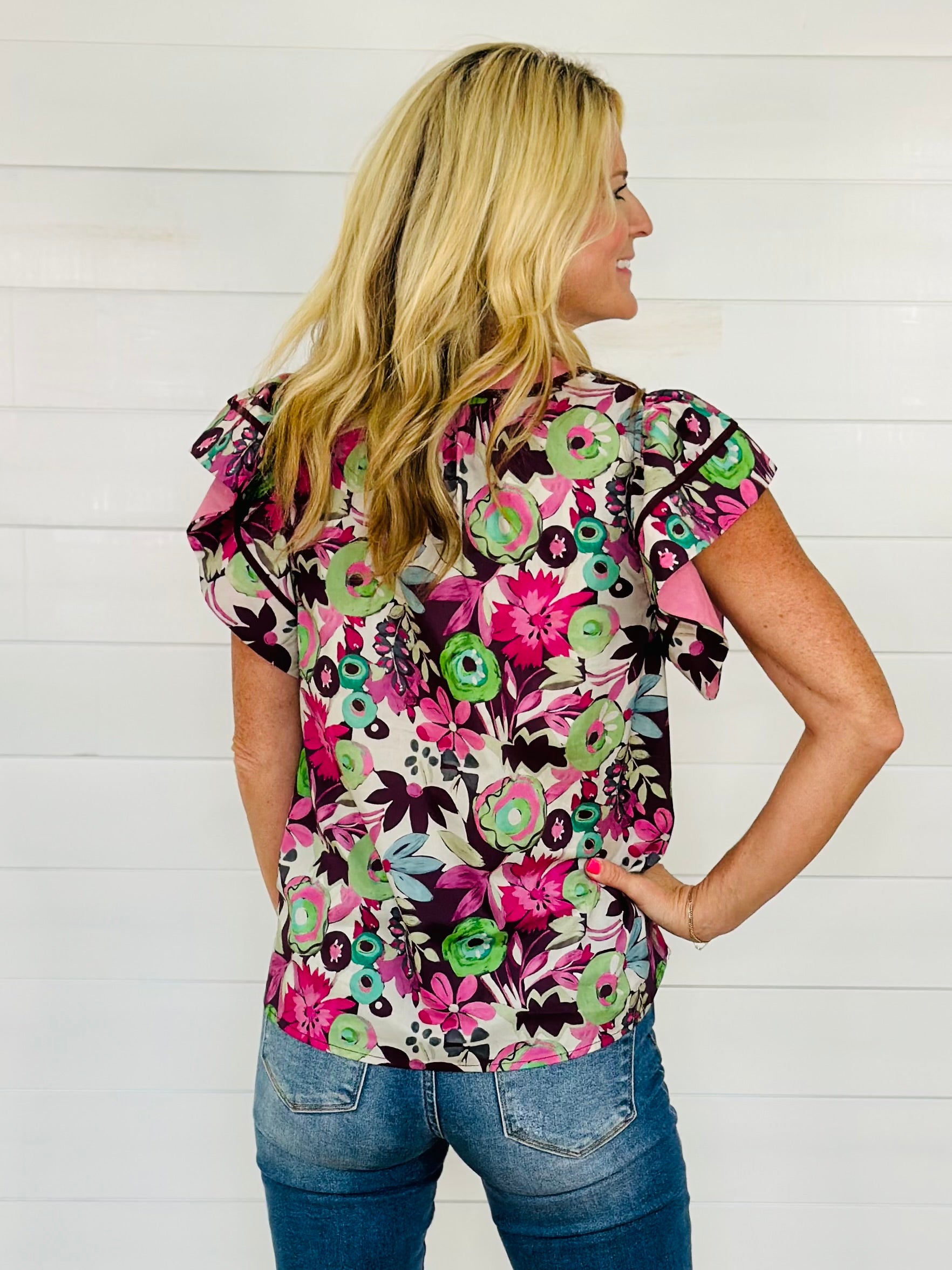 FIONA FLORAL TOP