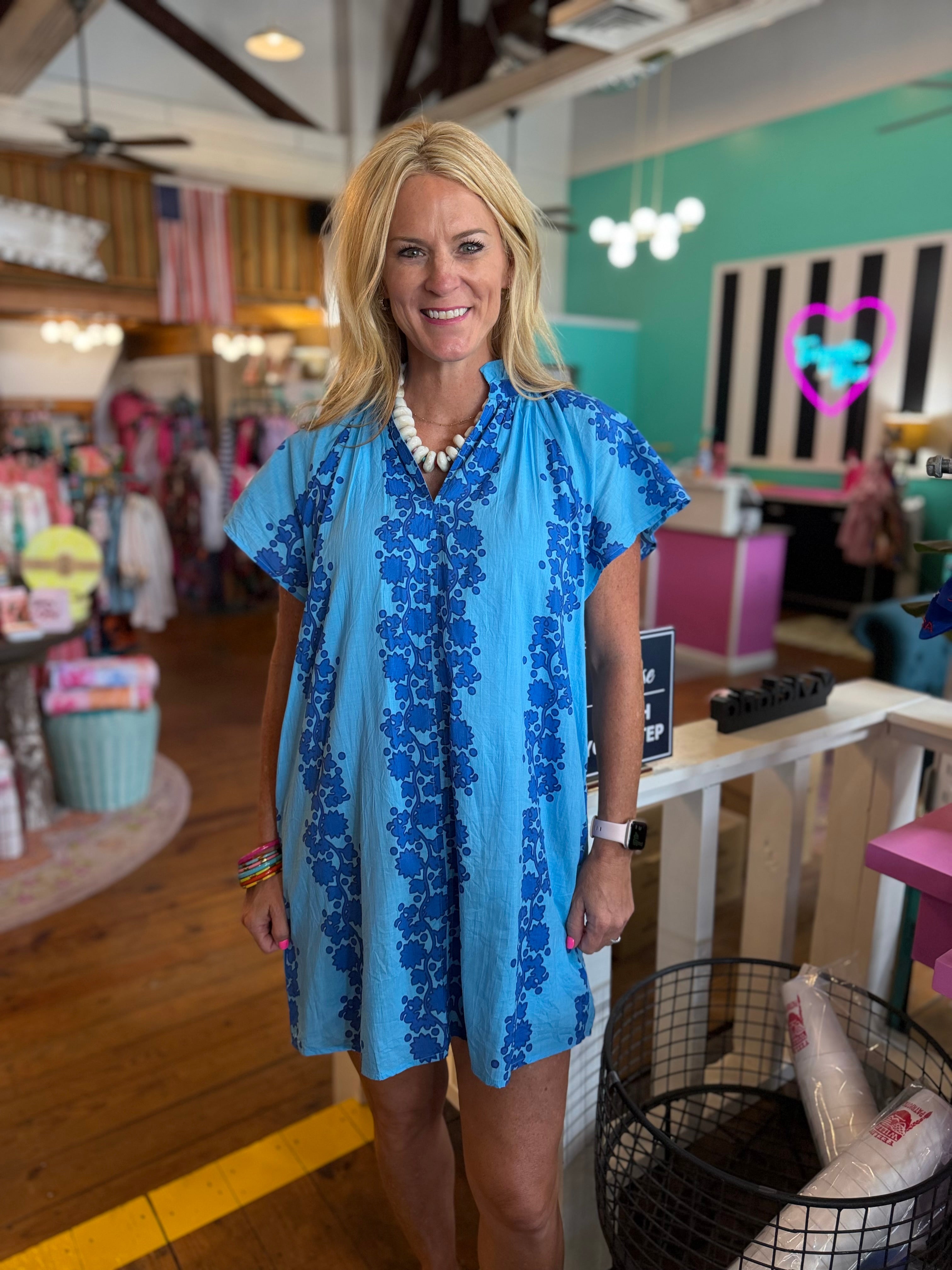 SUMMER BLUES DRESS