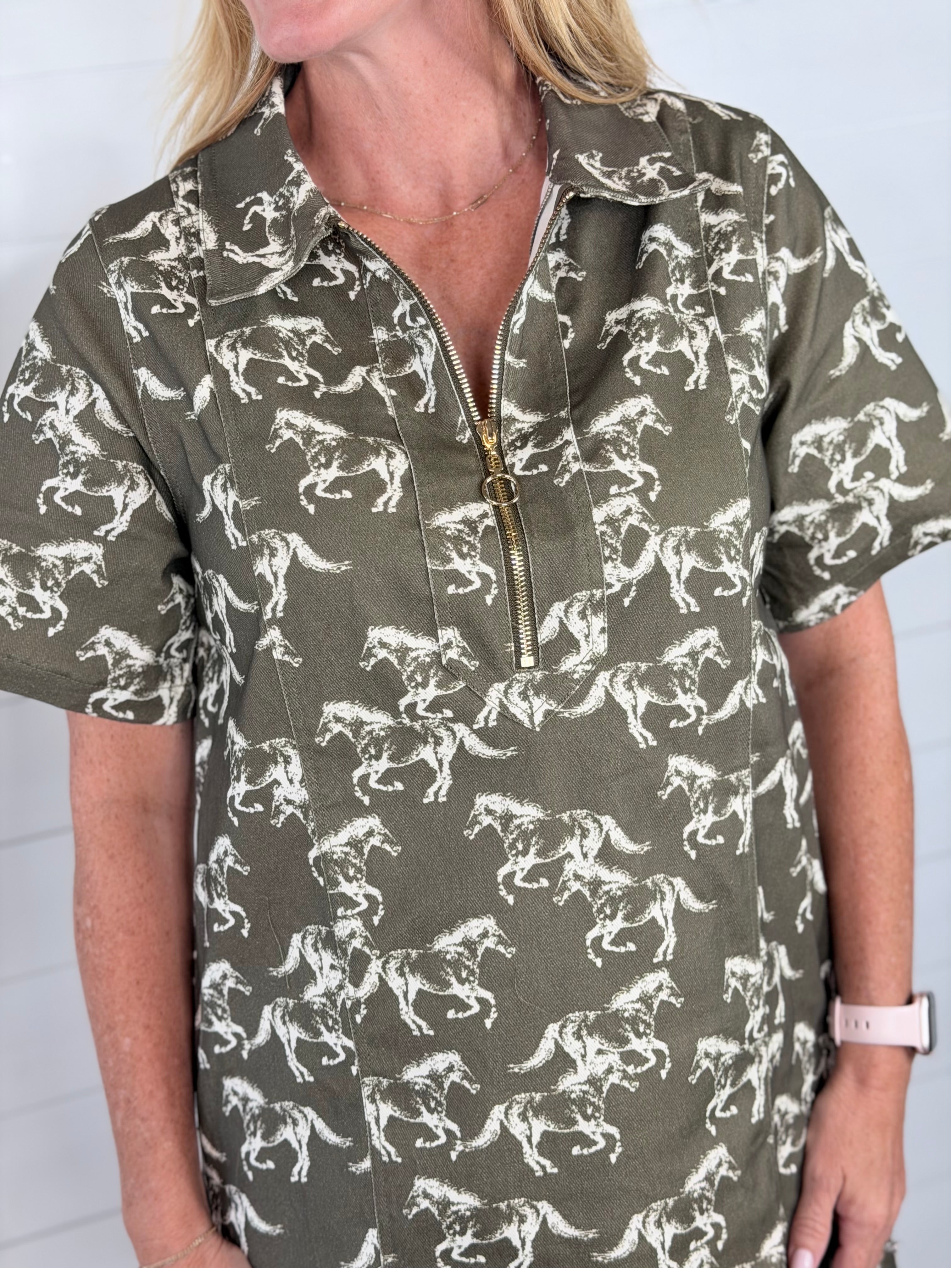 WILD HORSES DRESS