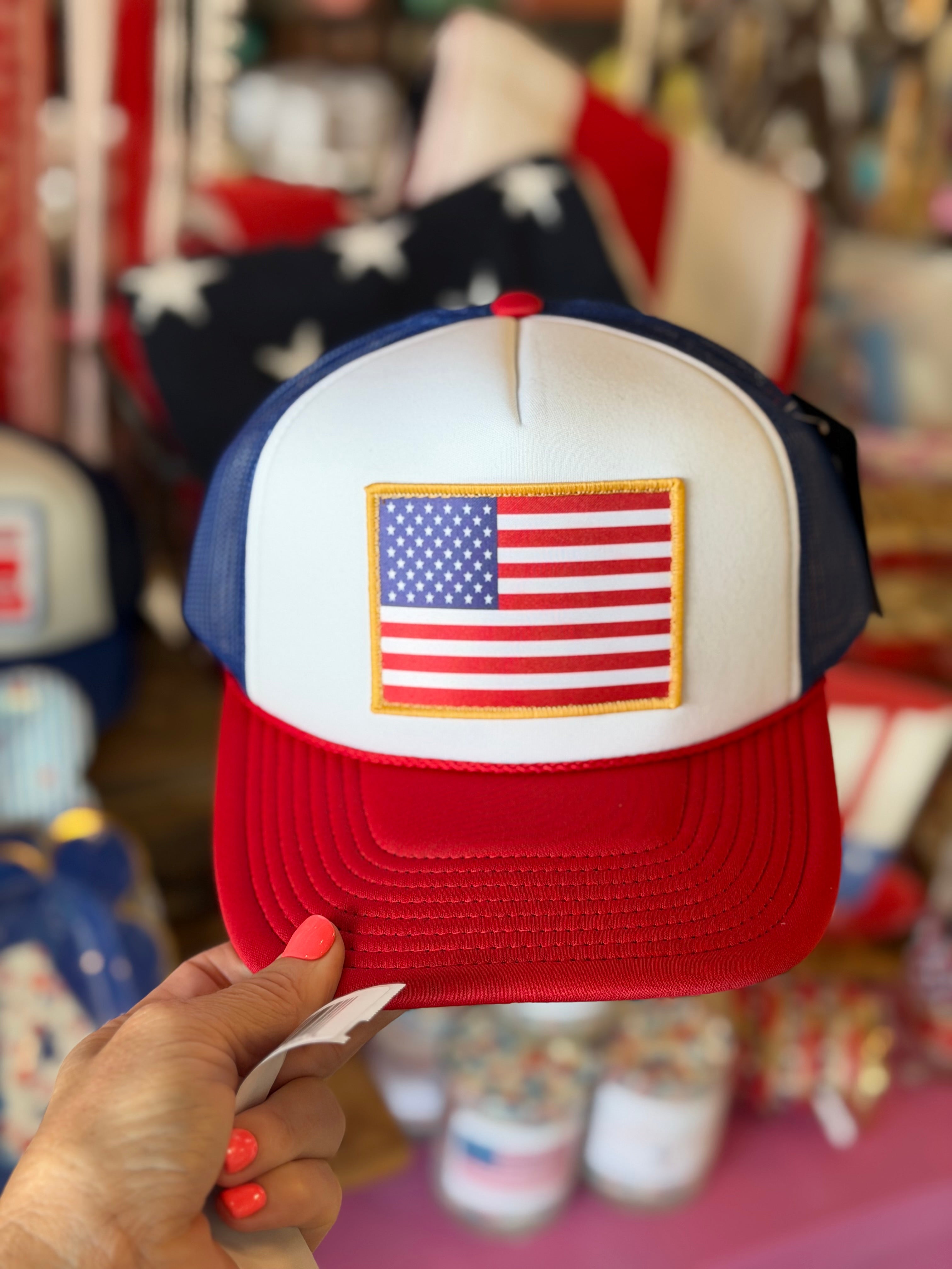 FLAG PATCH HAT