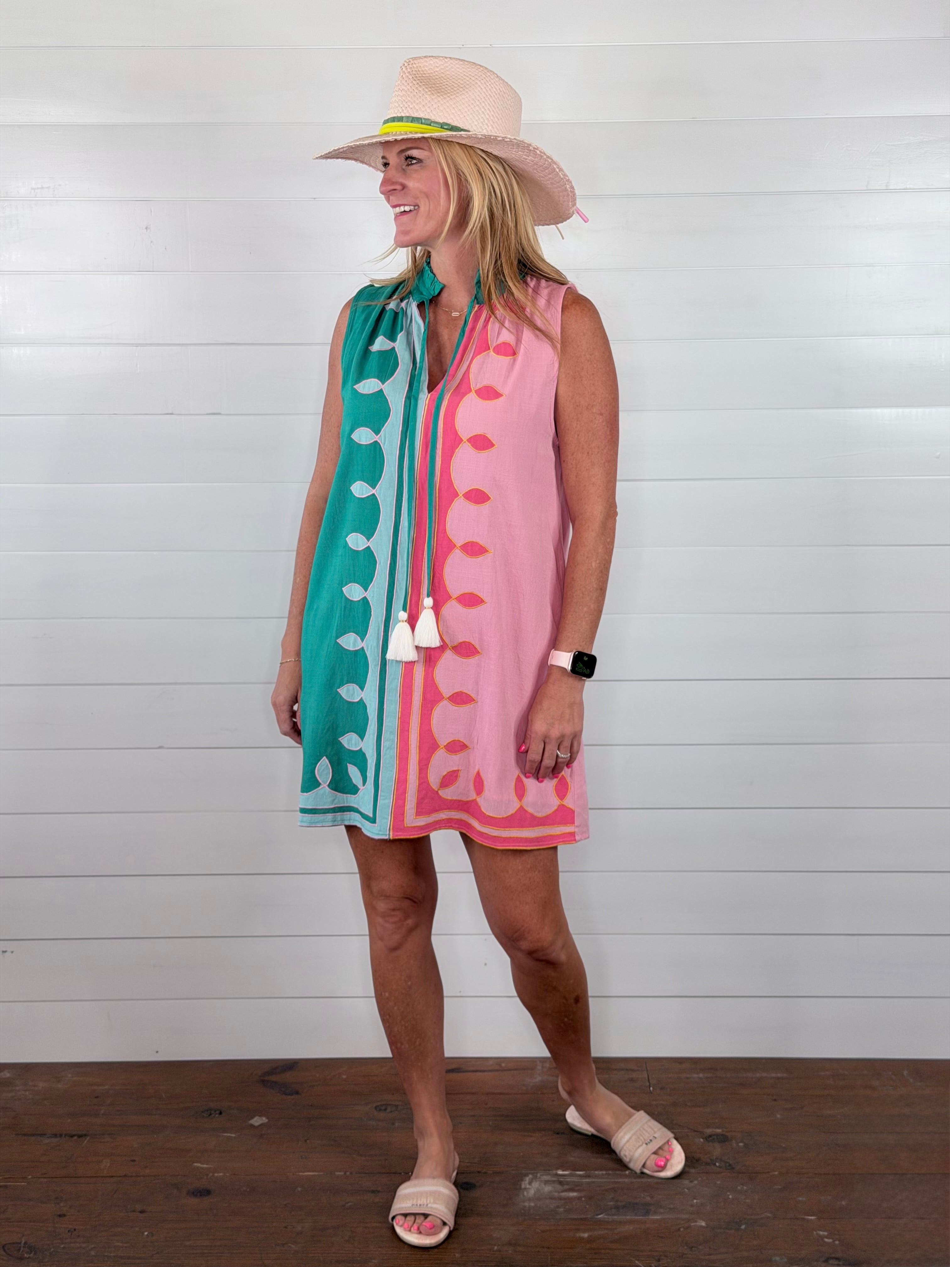 COLOR BLOCK CRAZE DRESS