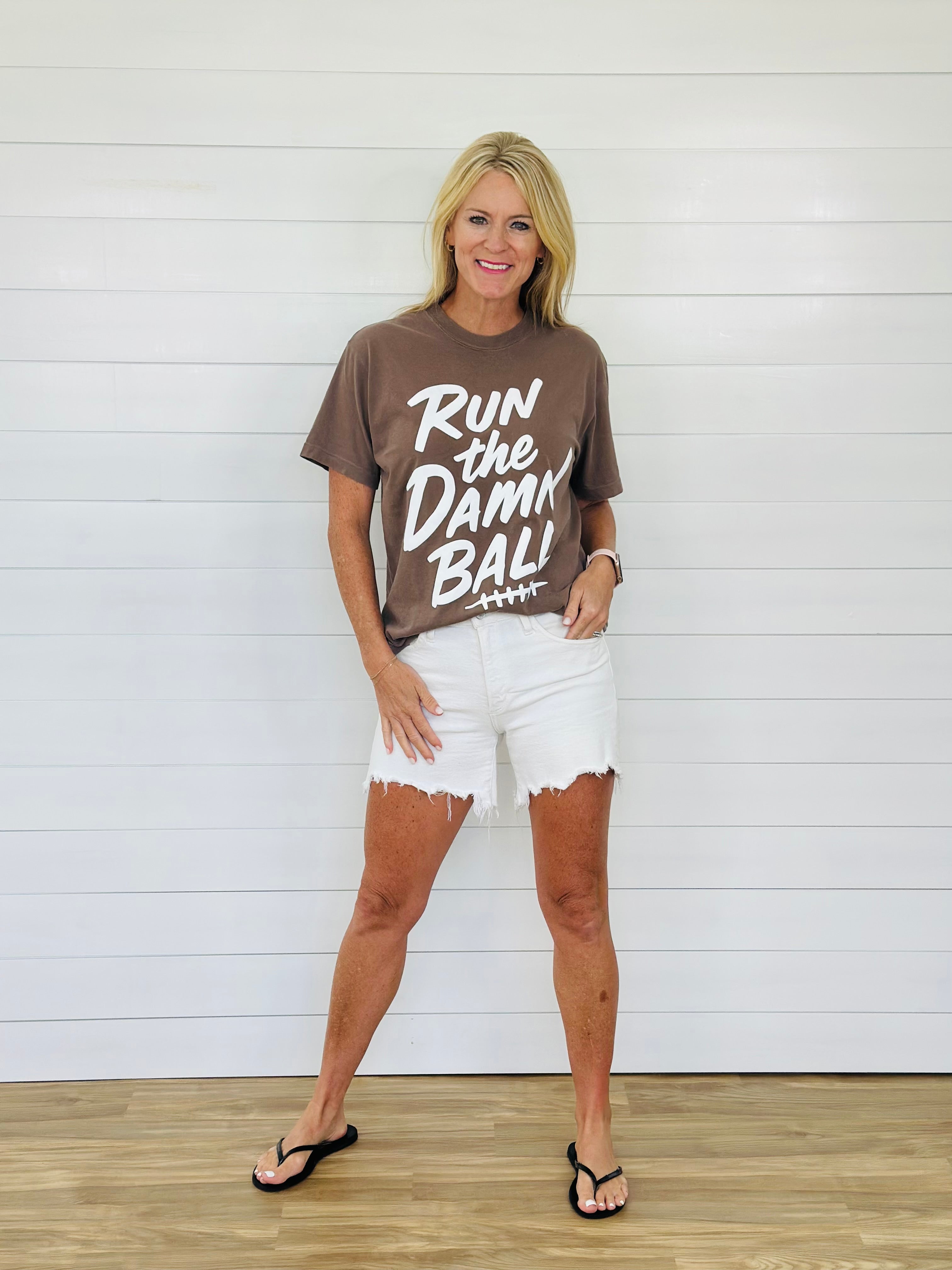 RUN THE DAMN BALL TEE