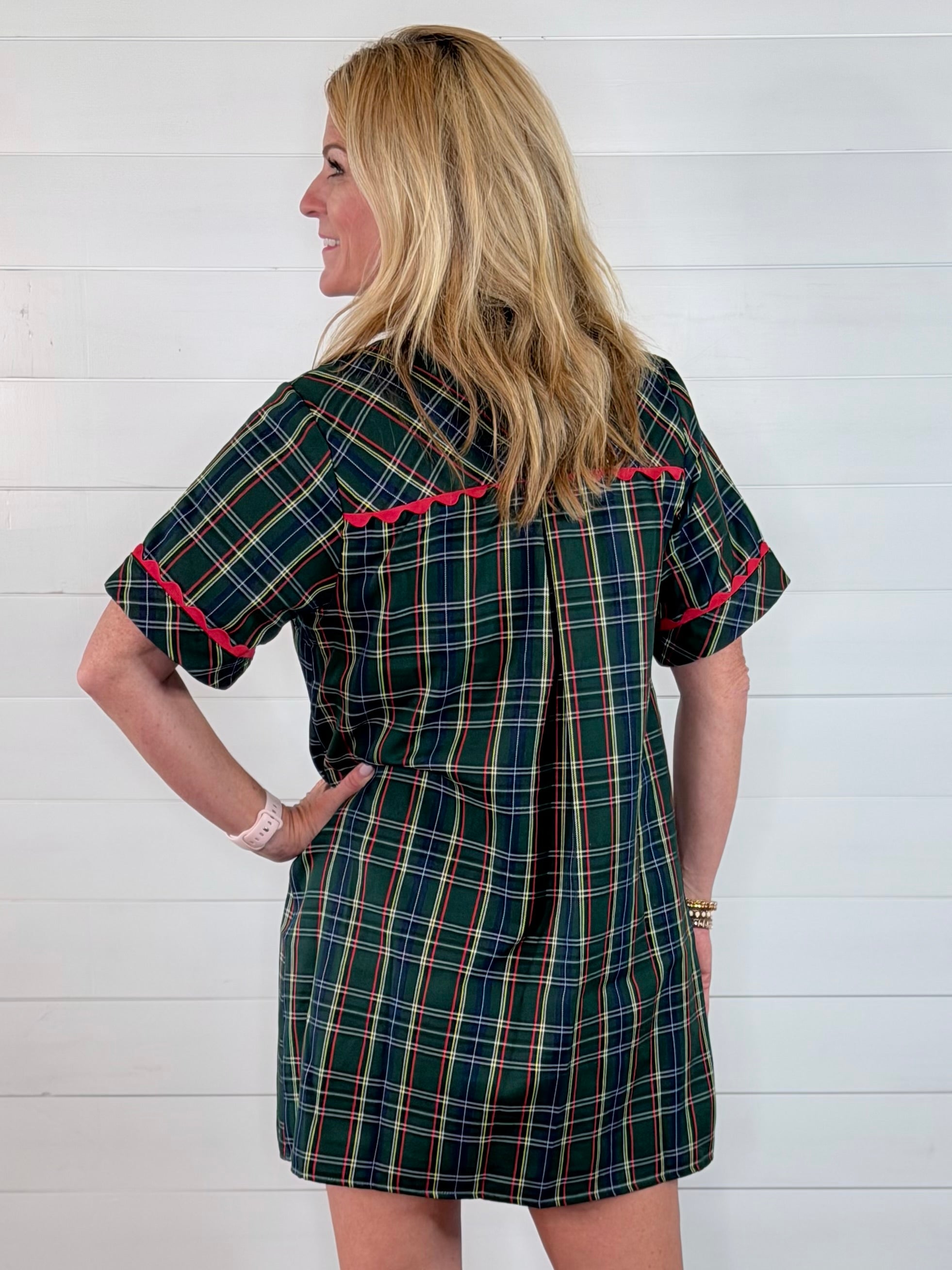 PRETTY IN PLAID DRESS