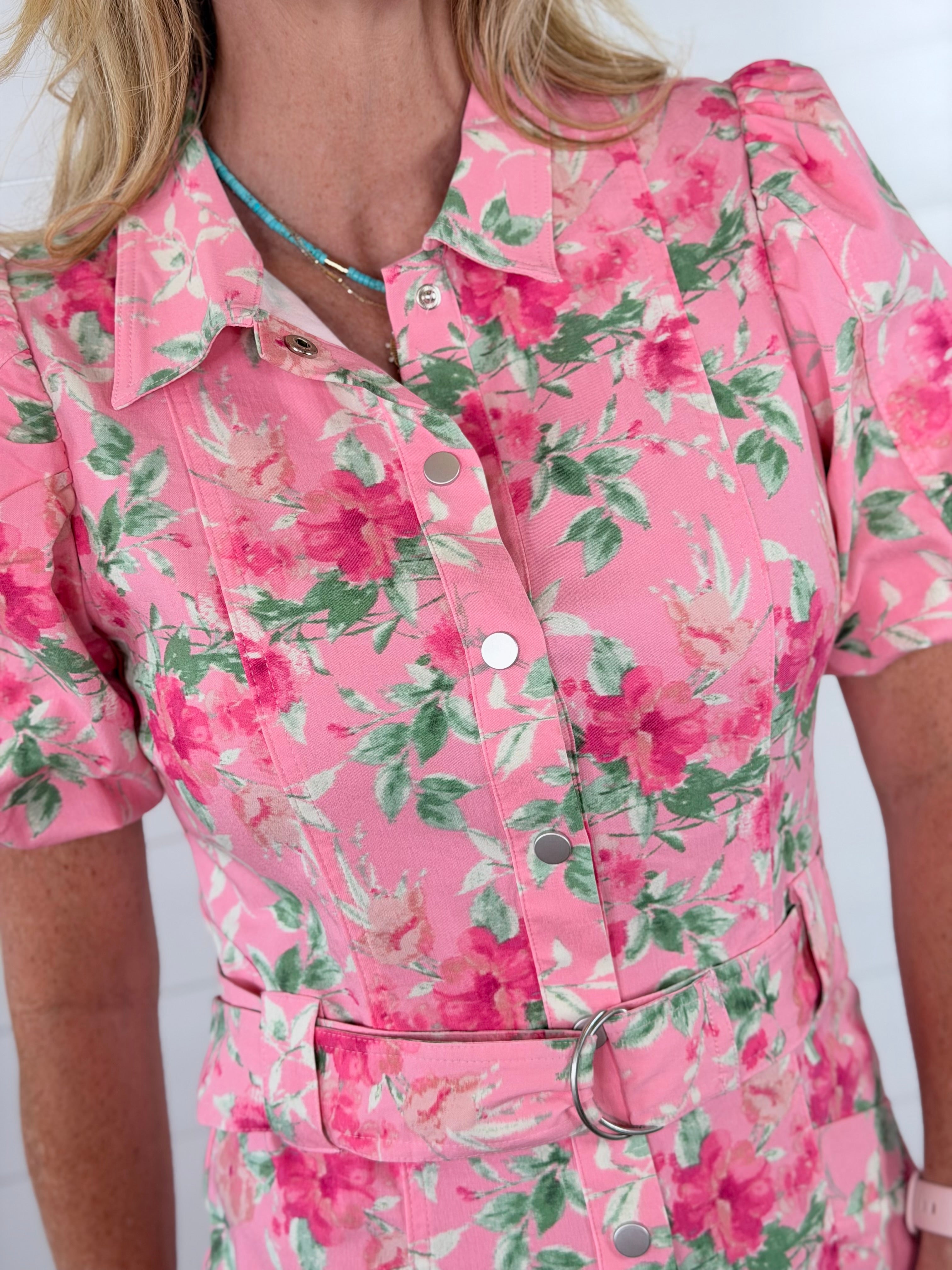 FLIRTY IN FLORALS DRESS