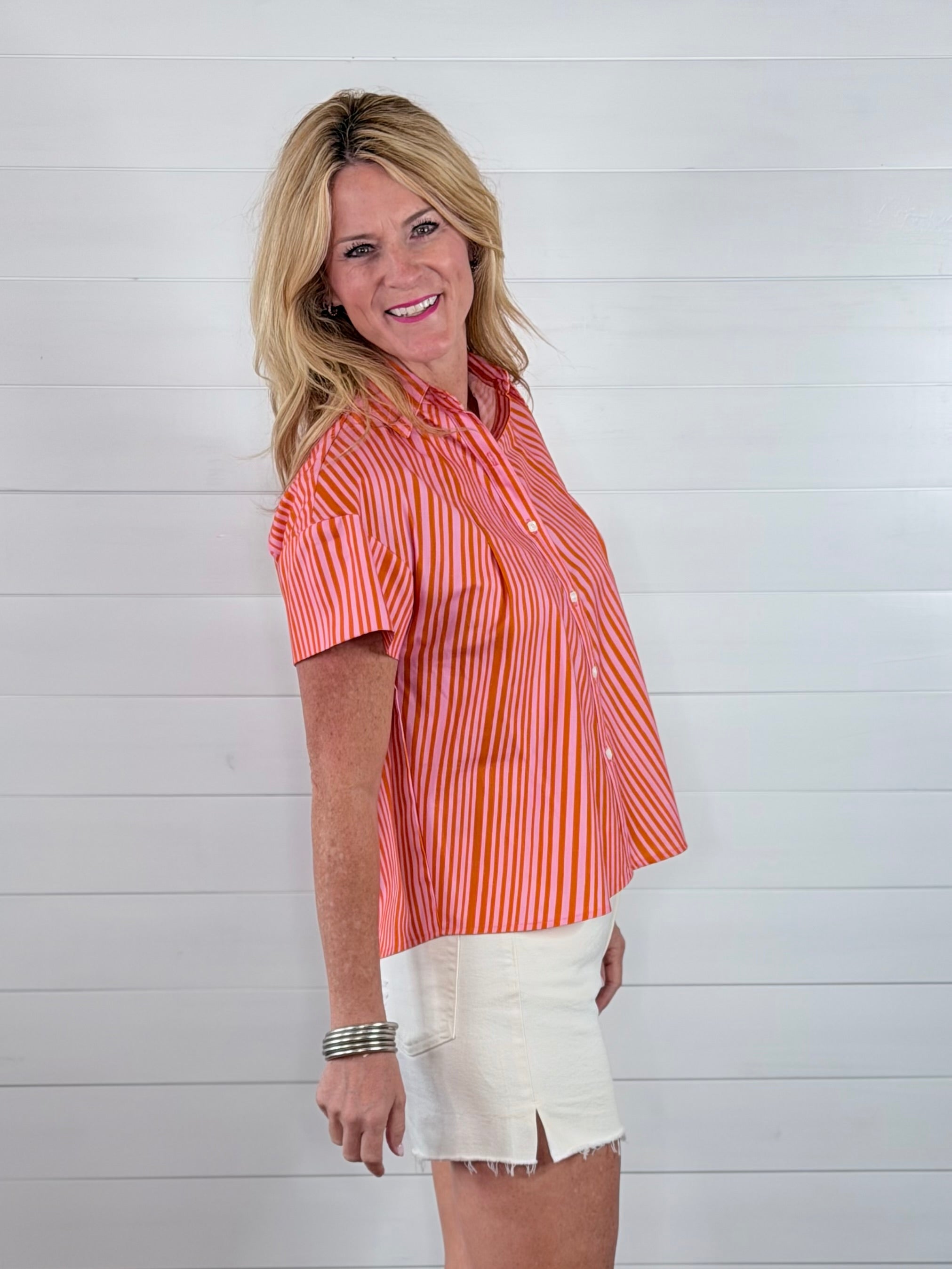 TUCKED SWING SHIRT
